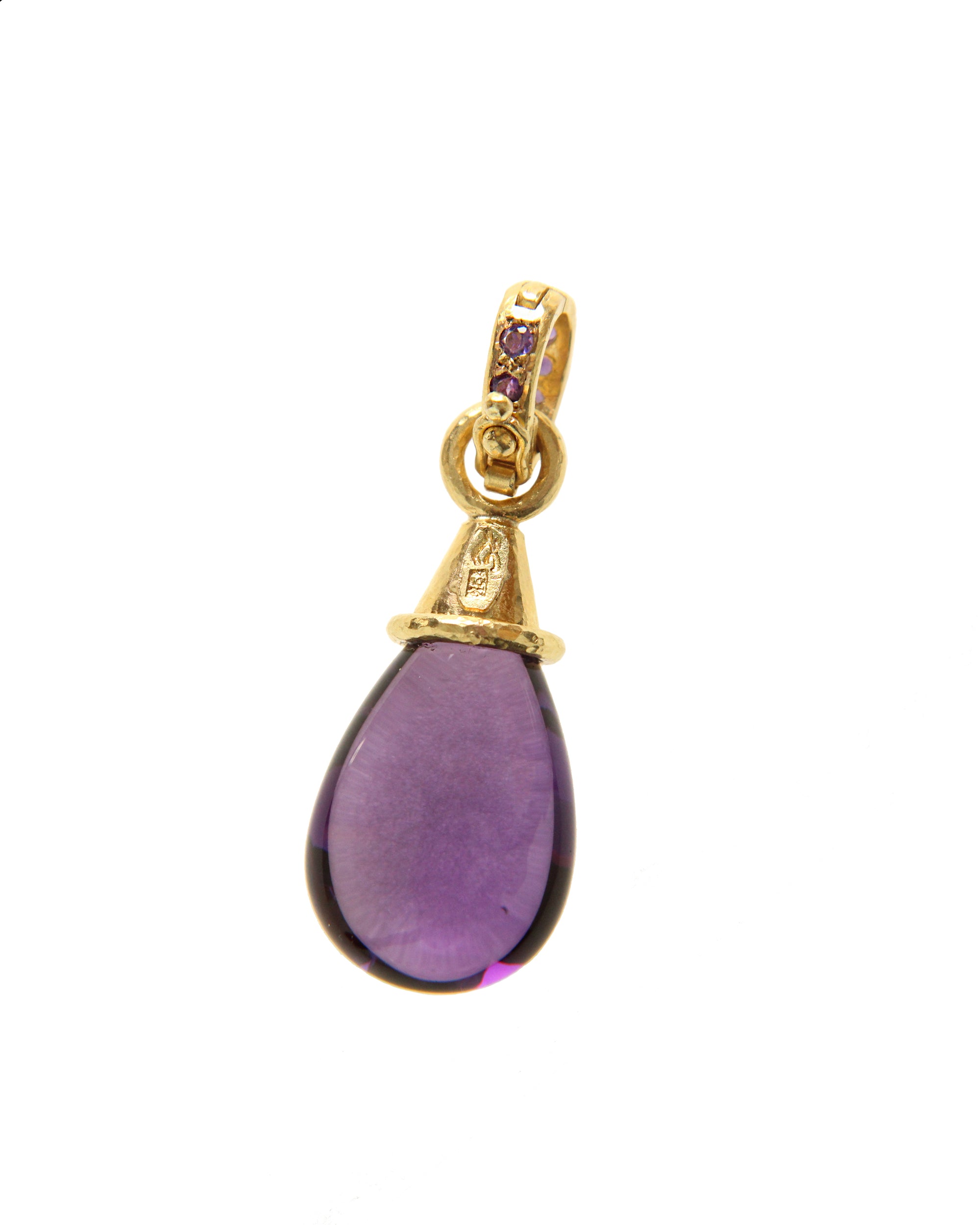 Amethyst Drop Pendant