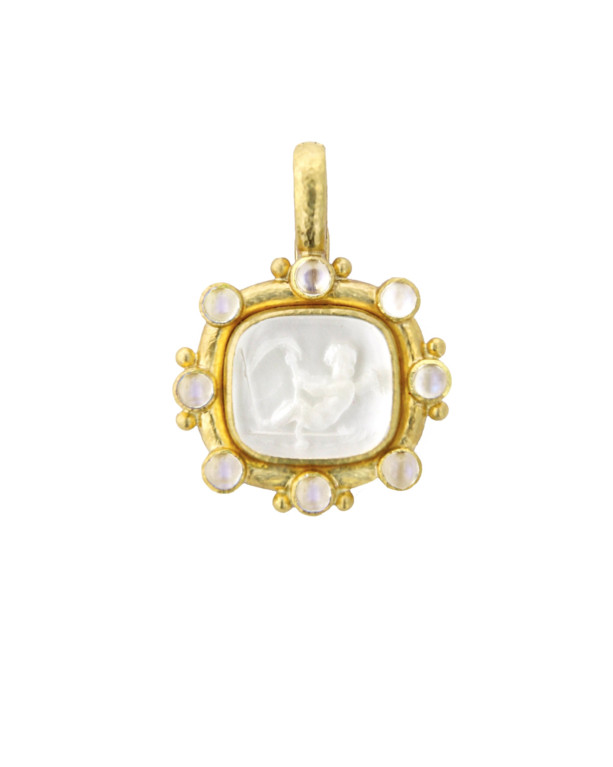 Crystal 'Cherub with Sails' Pendant