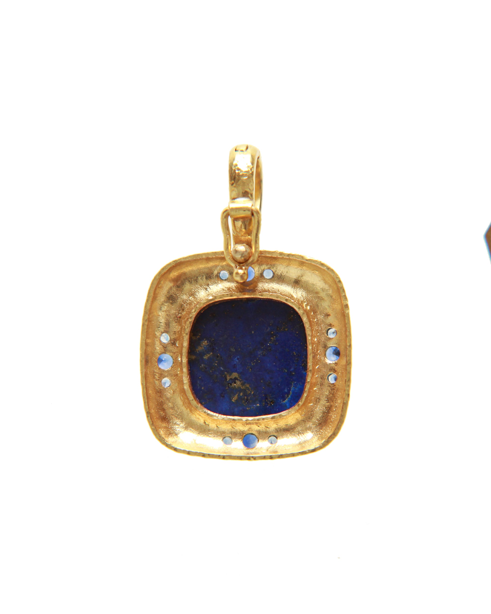 Lapis and Blue Sapphire Pendant
