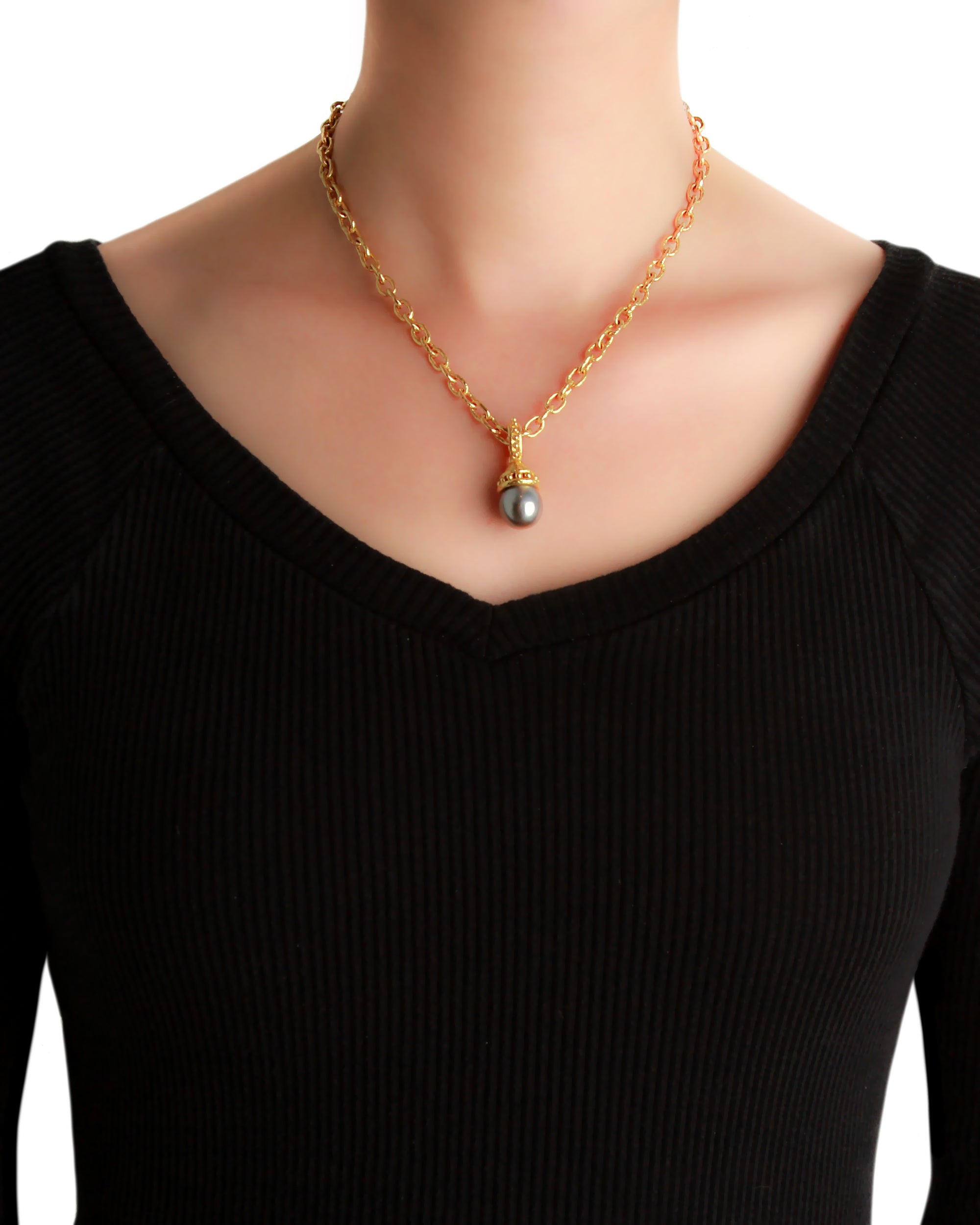Silver South Sea Pearl Pendant