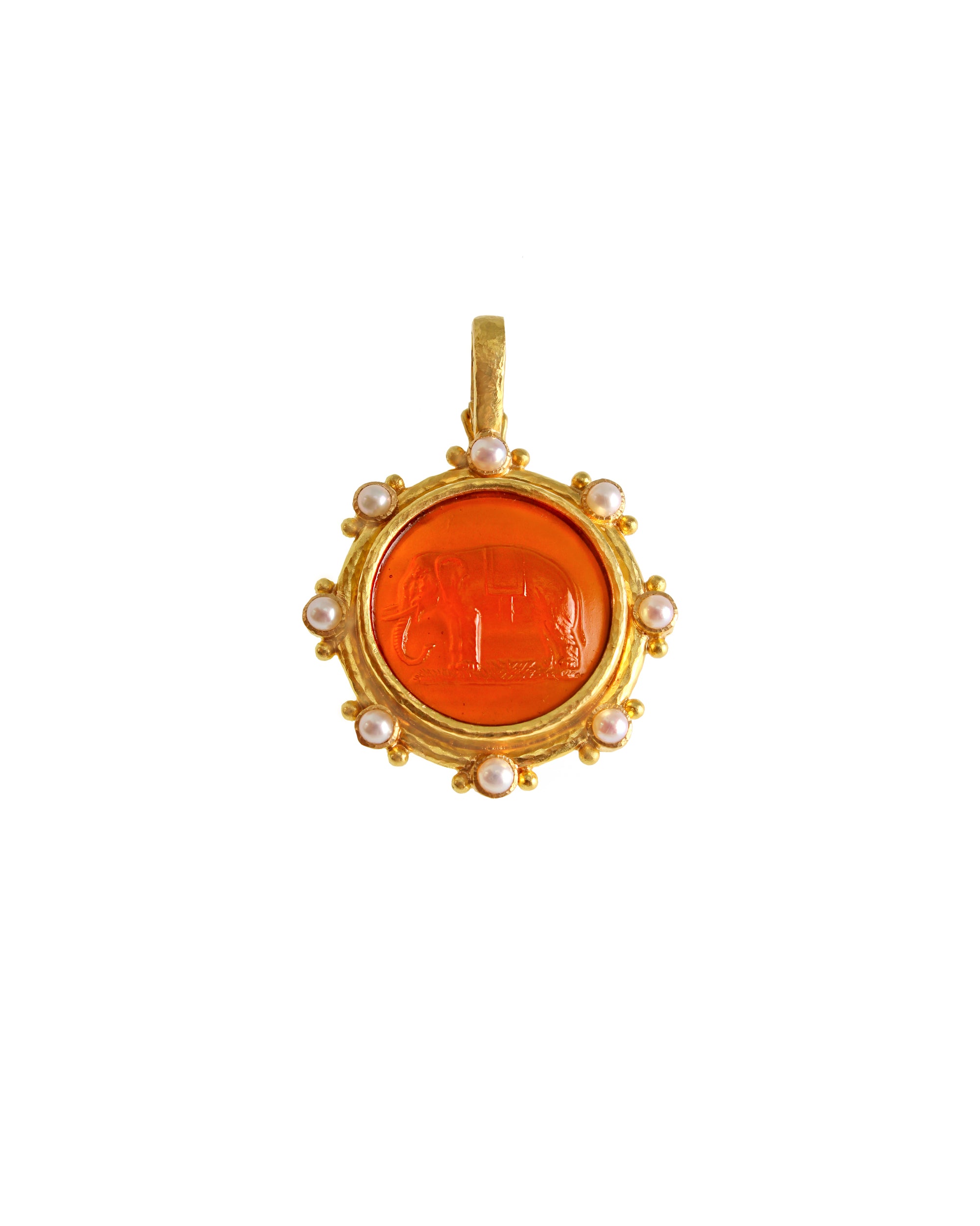 Amber 'Elephant' Pendant