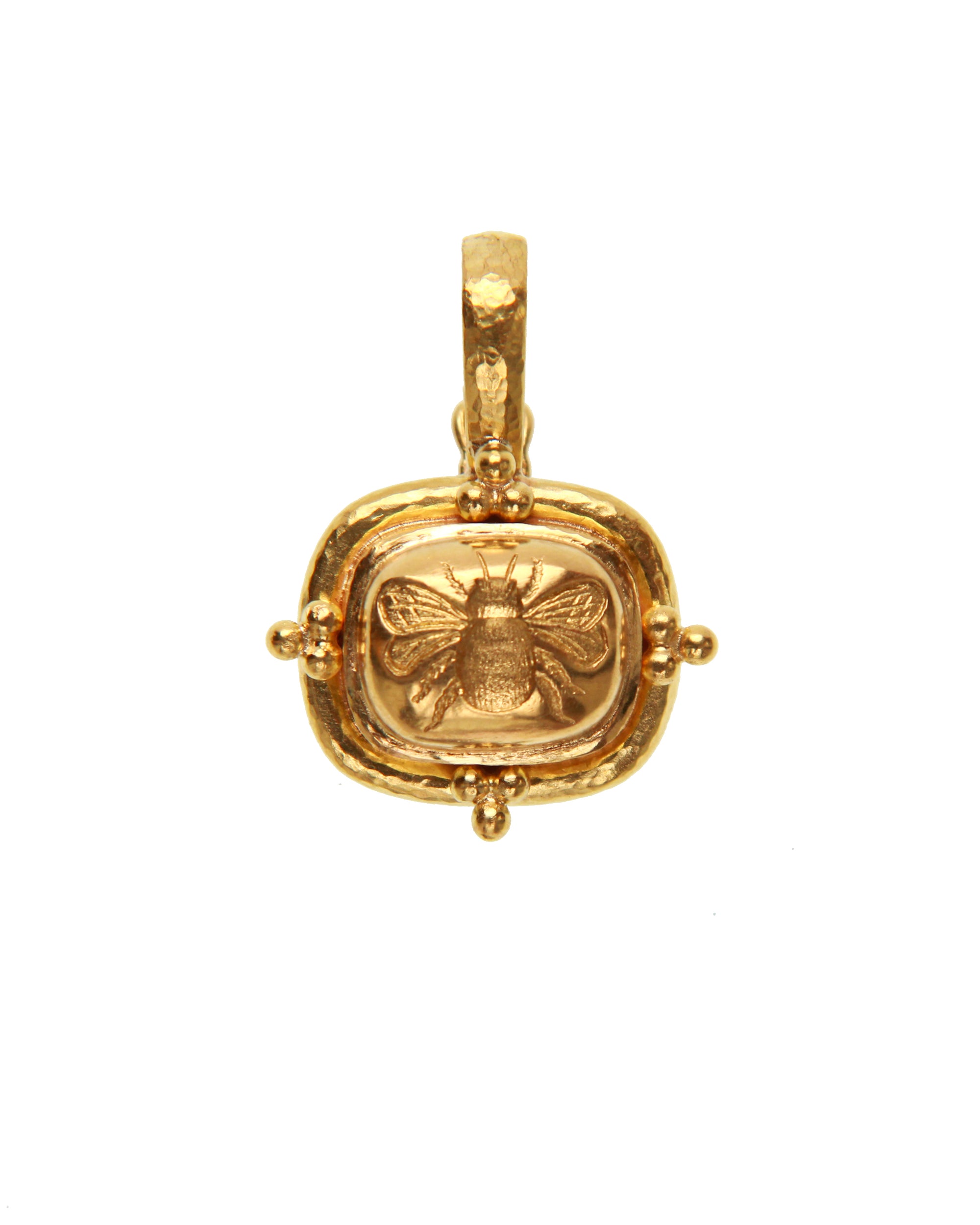 Gold 'Fat Bee' Pendant