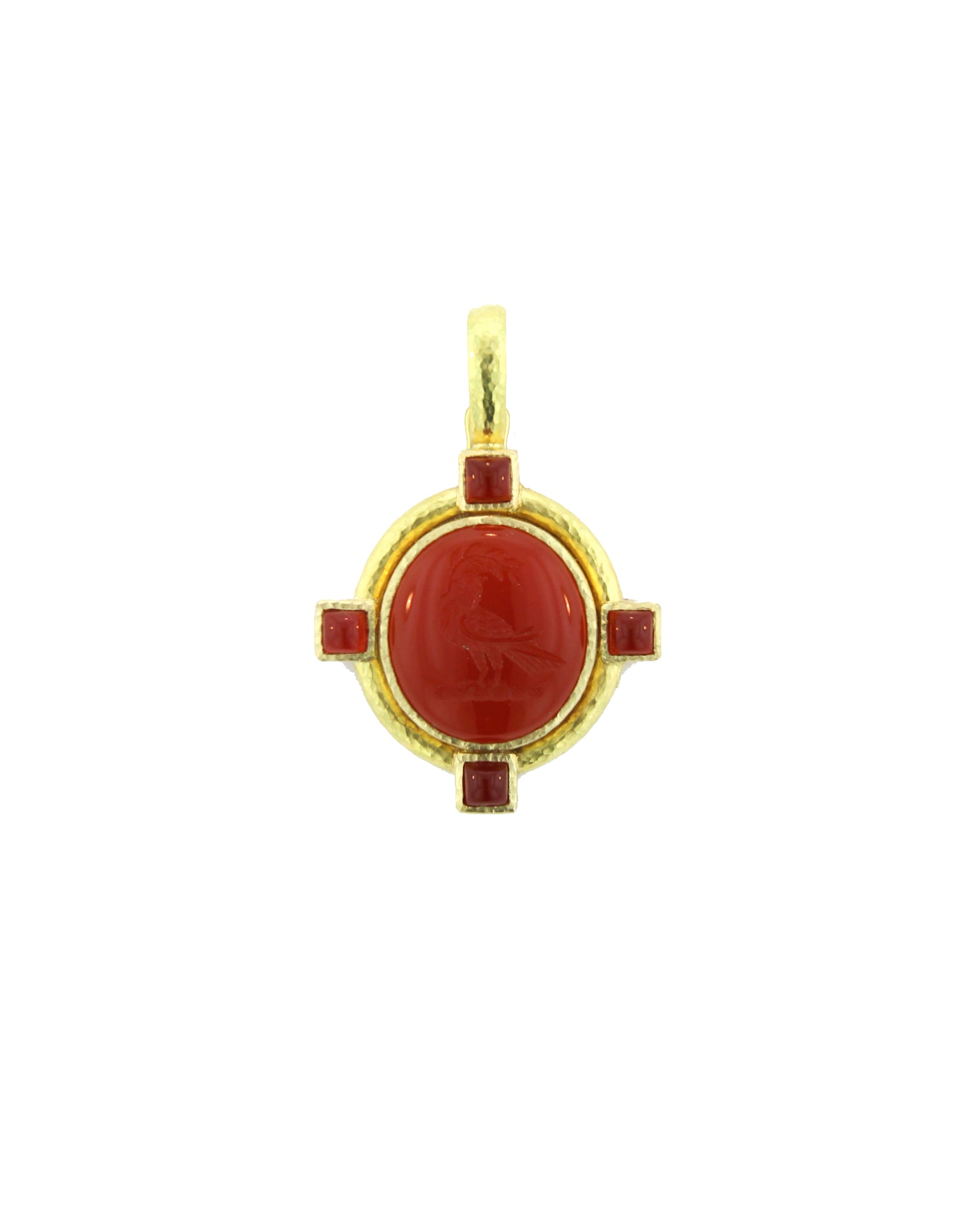 Carnelian 'Bird' Pendant