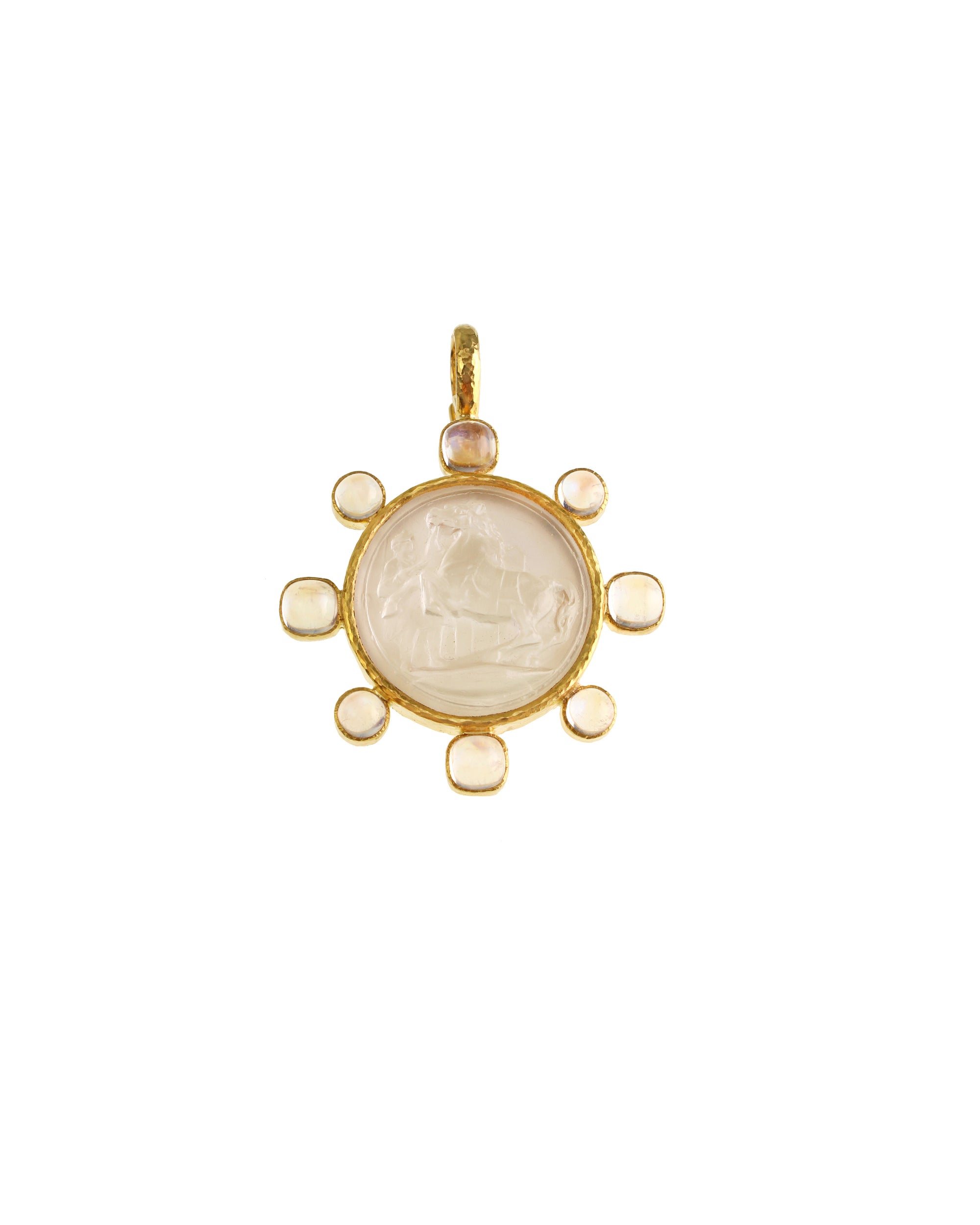 Crystal 'Ancient Horse' Pendant