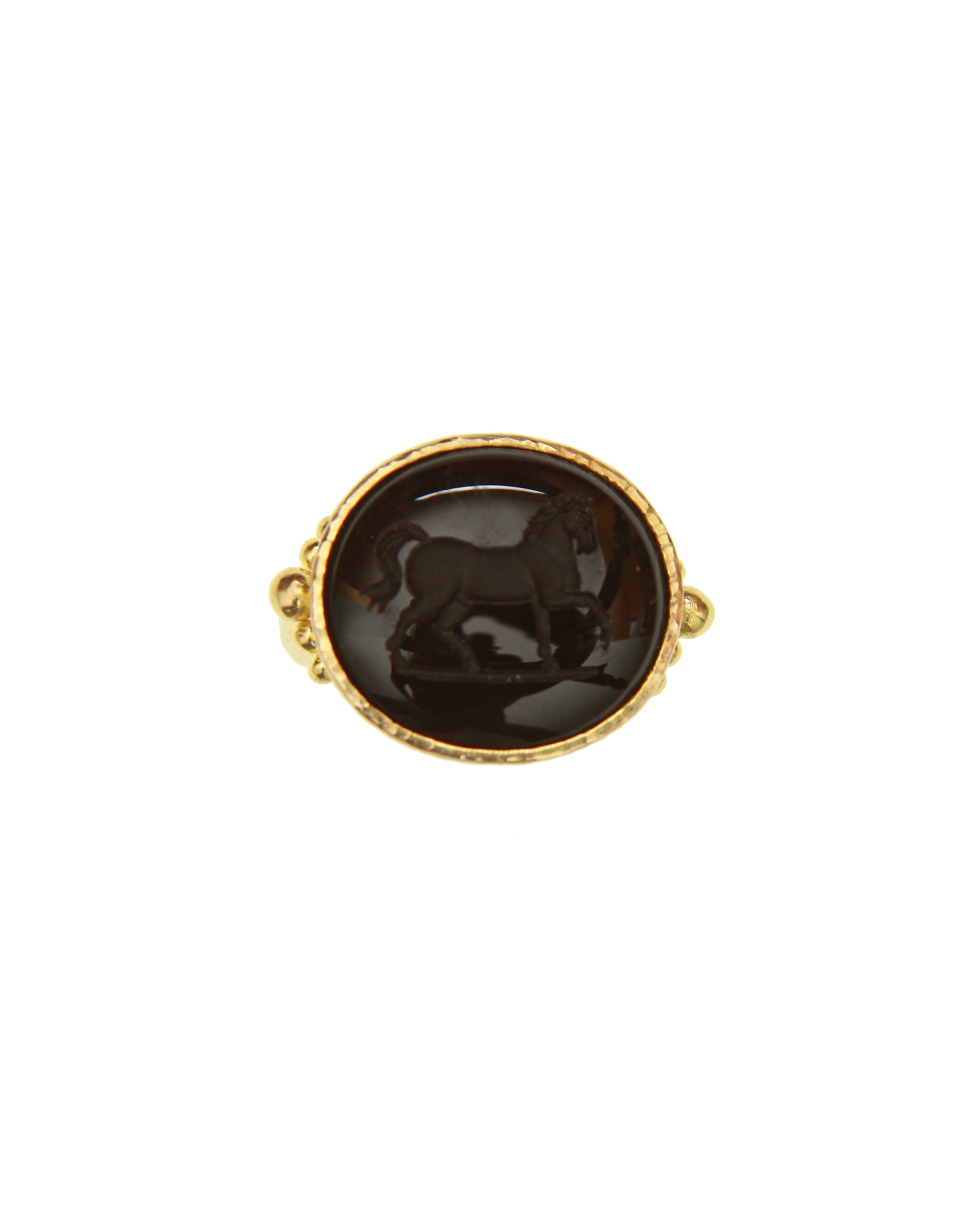 Onyx 'Roman Horse' Ring