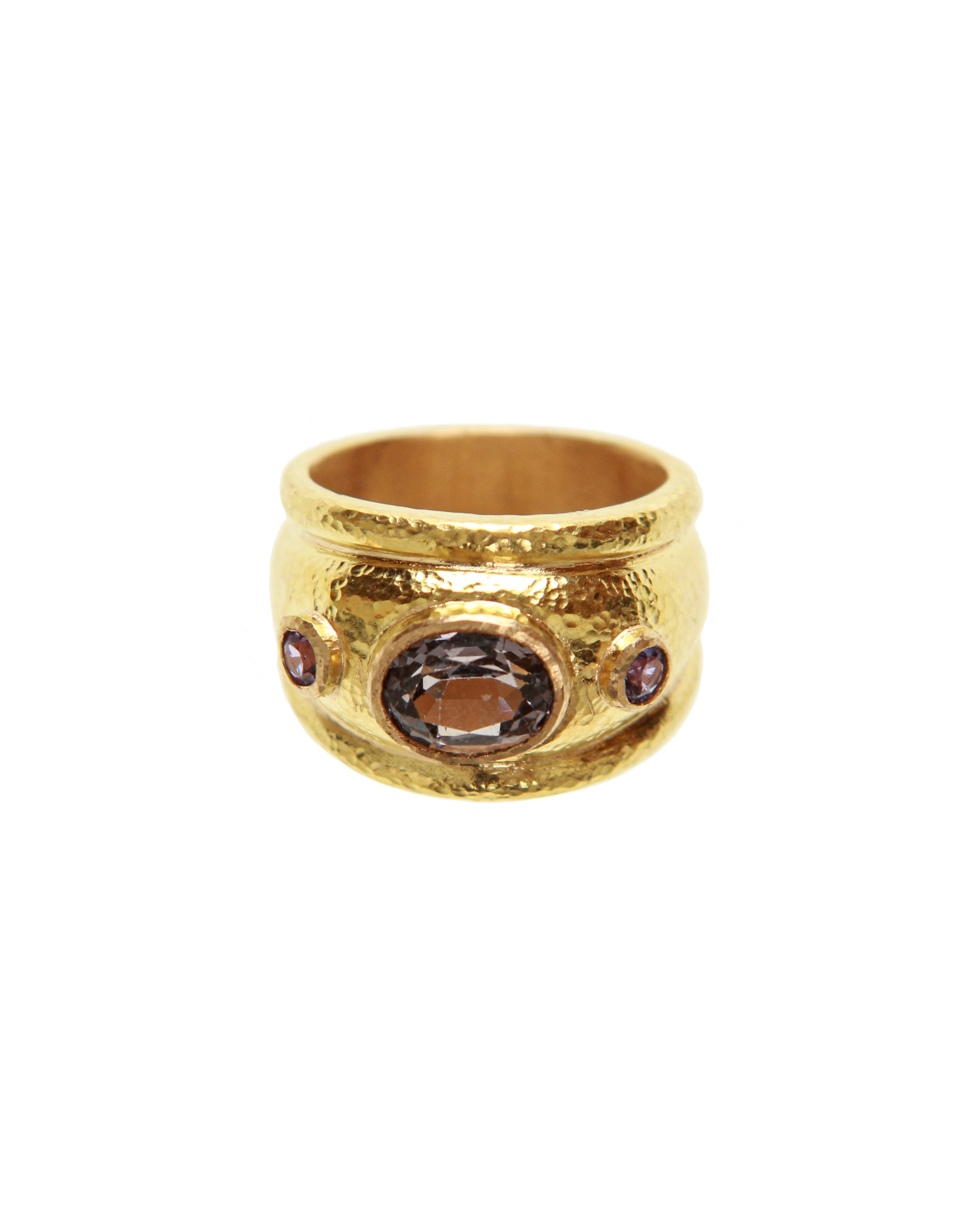 Purple Spinel and Purple Sapphire Cigar Band