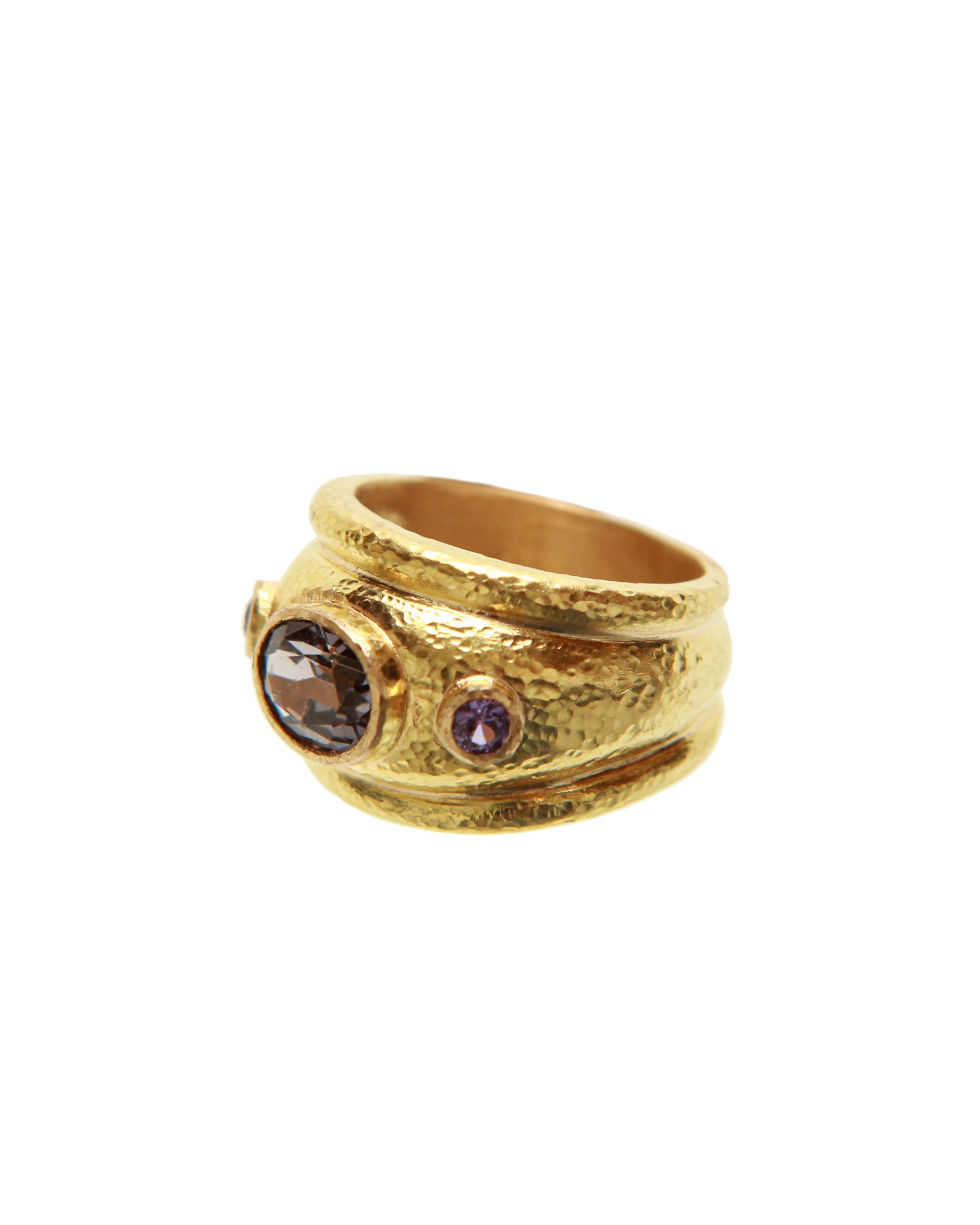 Purple Spinel and Purple Sapphire Cigar Band