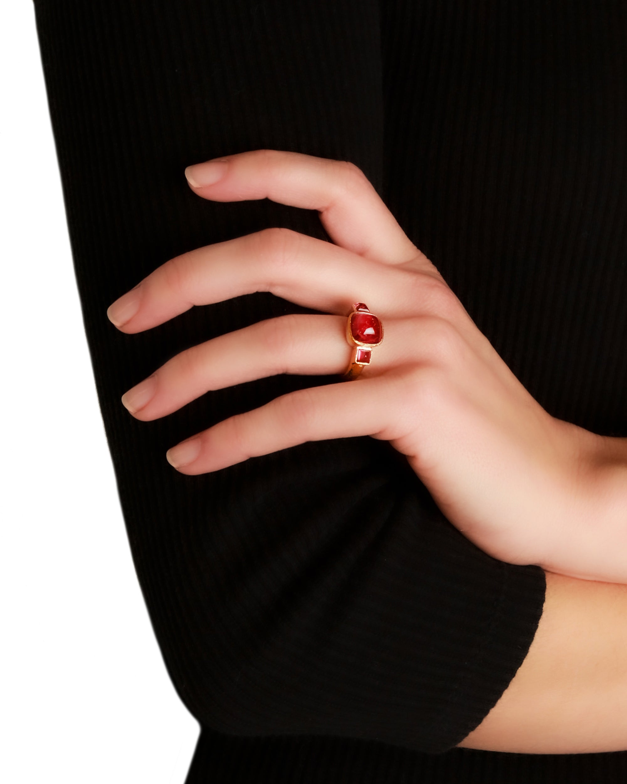 Pink Tourmaline Ring