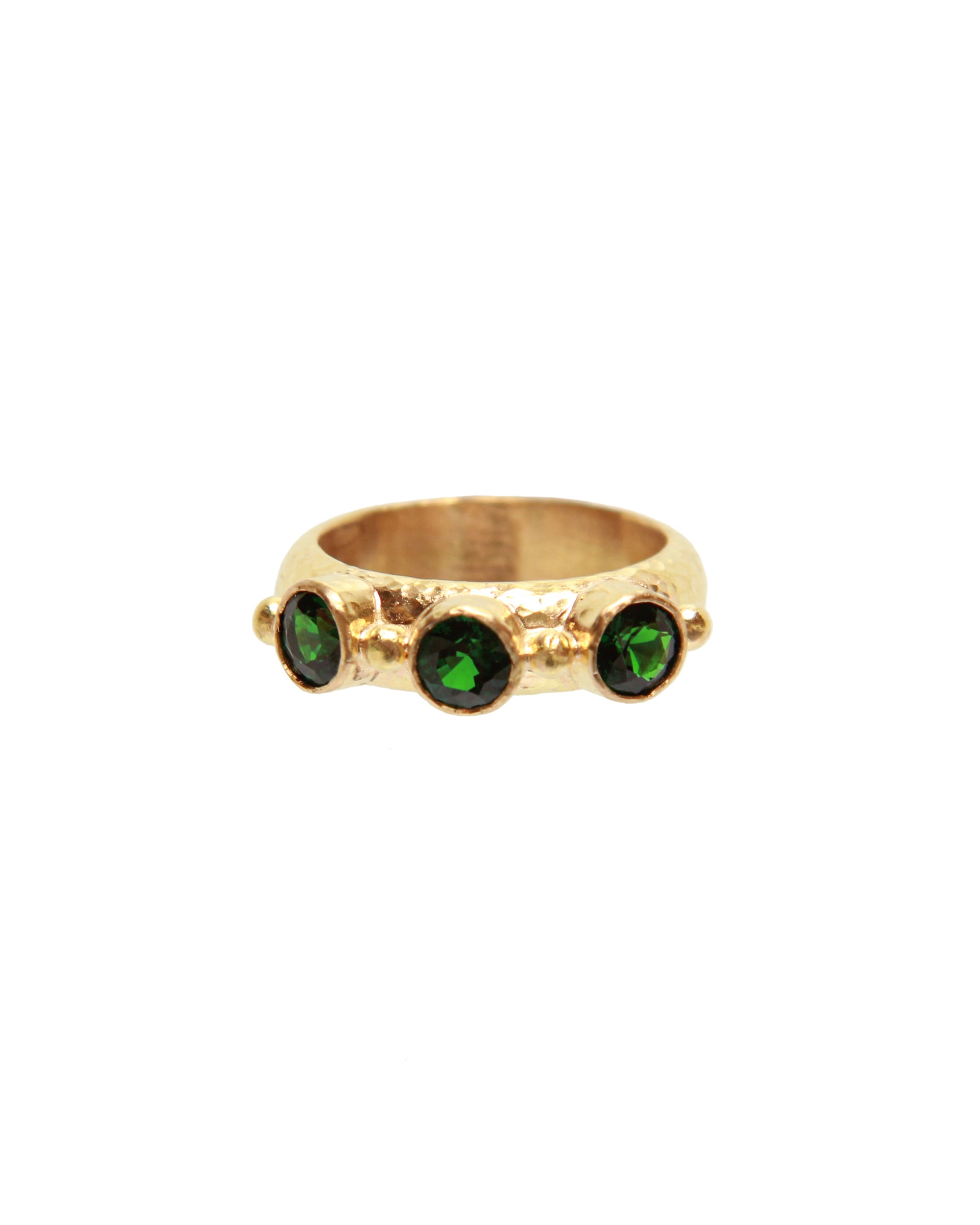 Tsavorite Stack Ring
