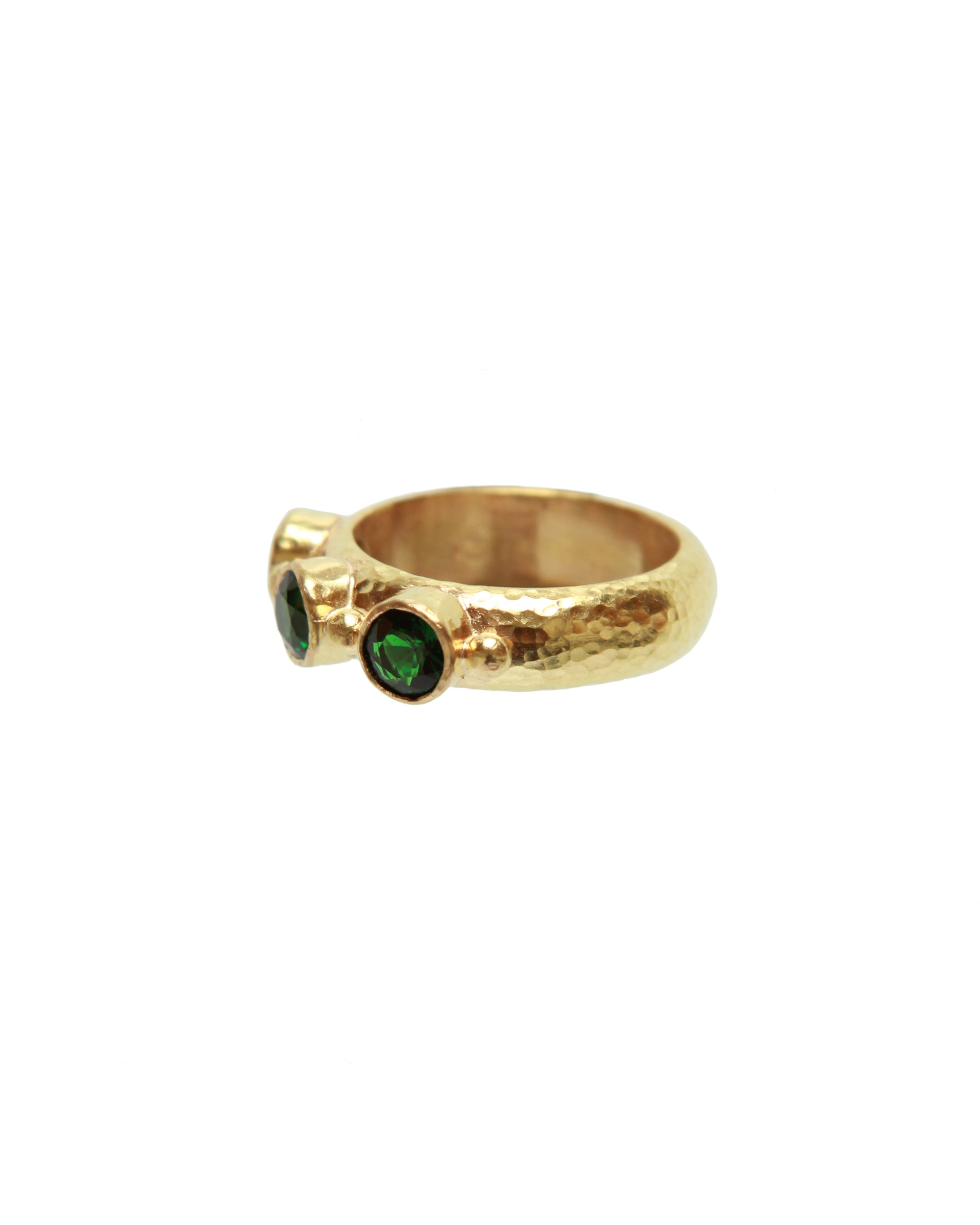 Tsavorite Stack Ring