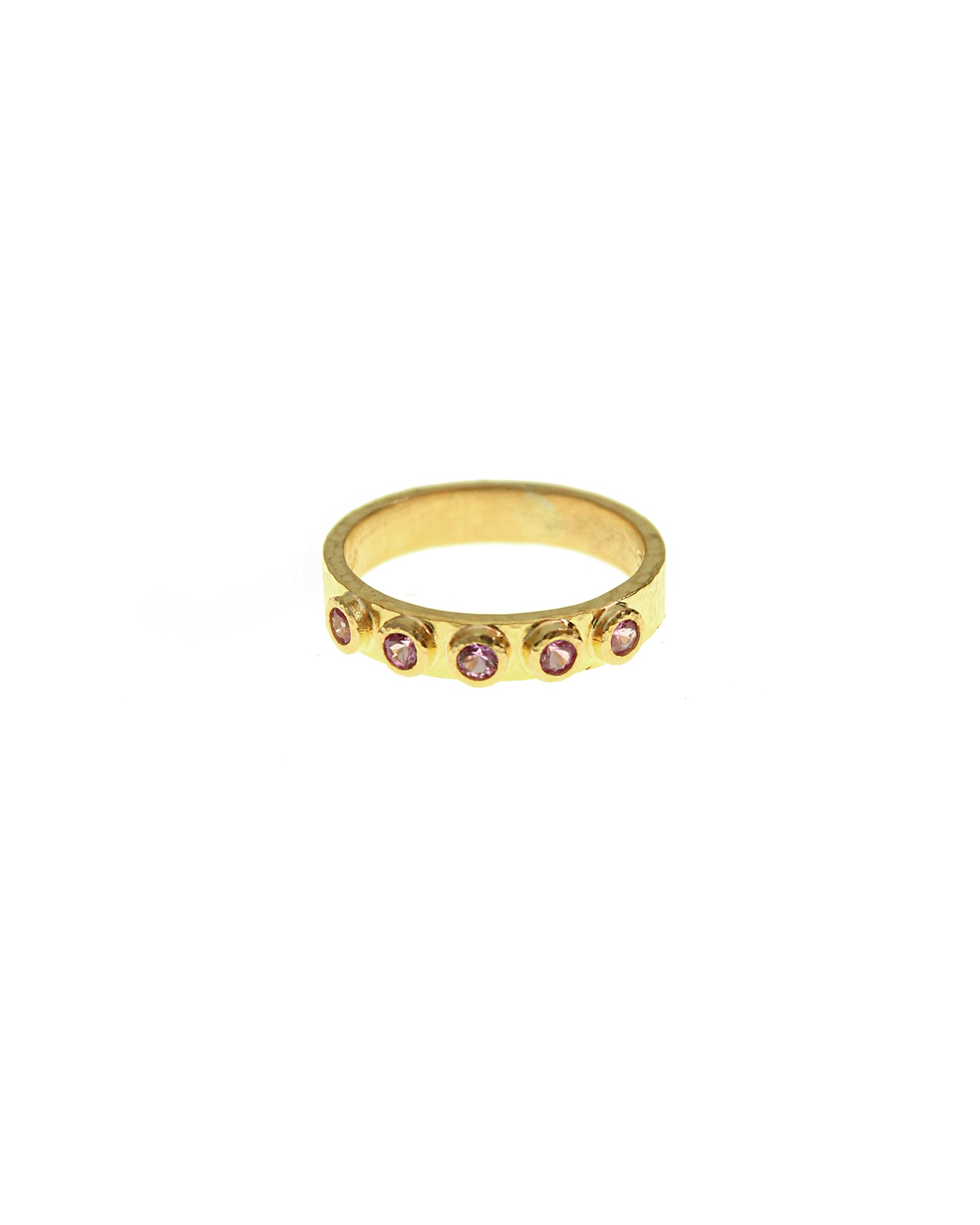 Pink Sapphire Stack Ring