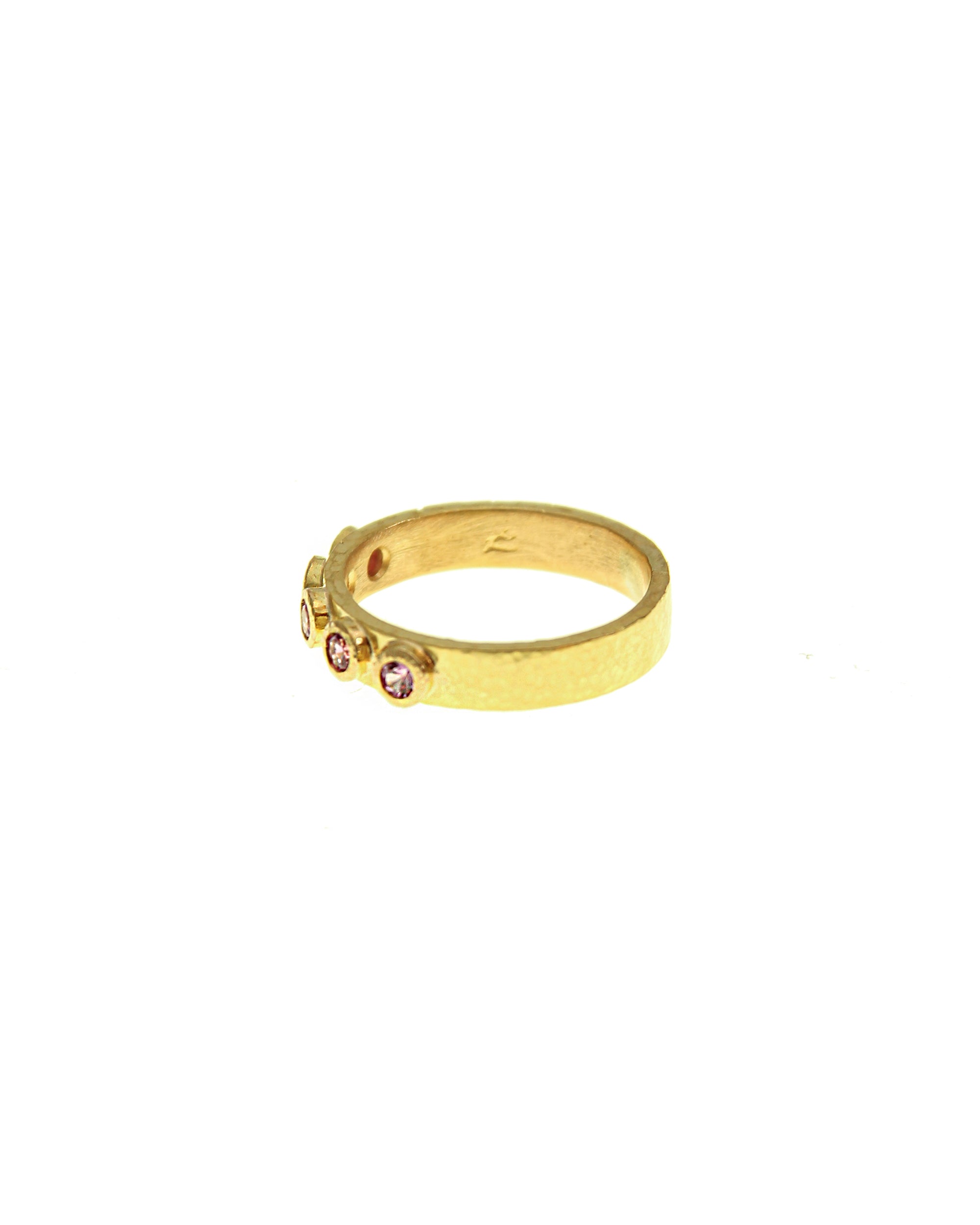 Pink Sapphire Stack Ring