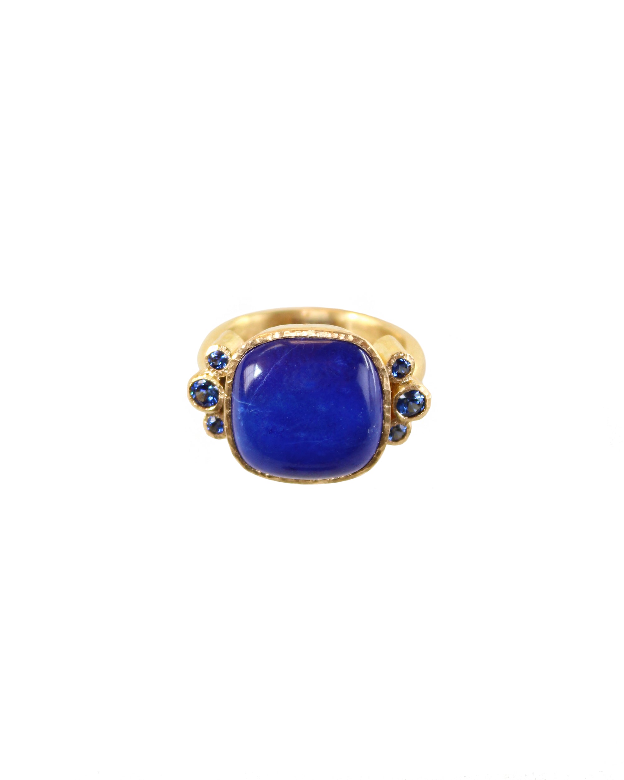 Lapis and Blue Sapphire Ring