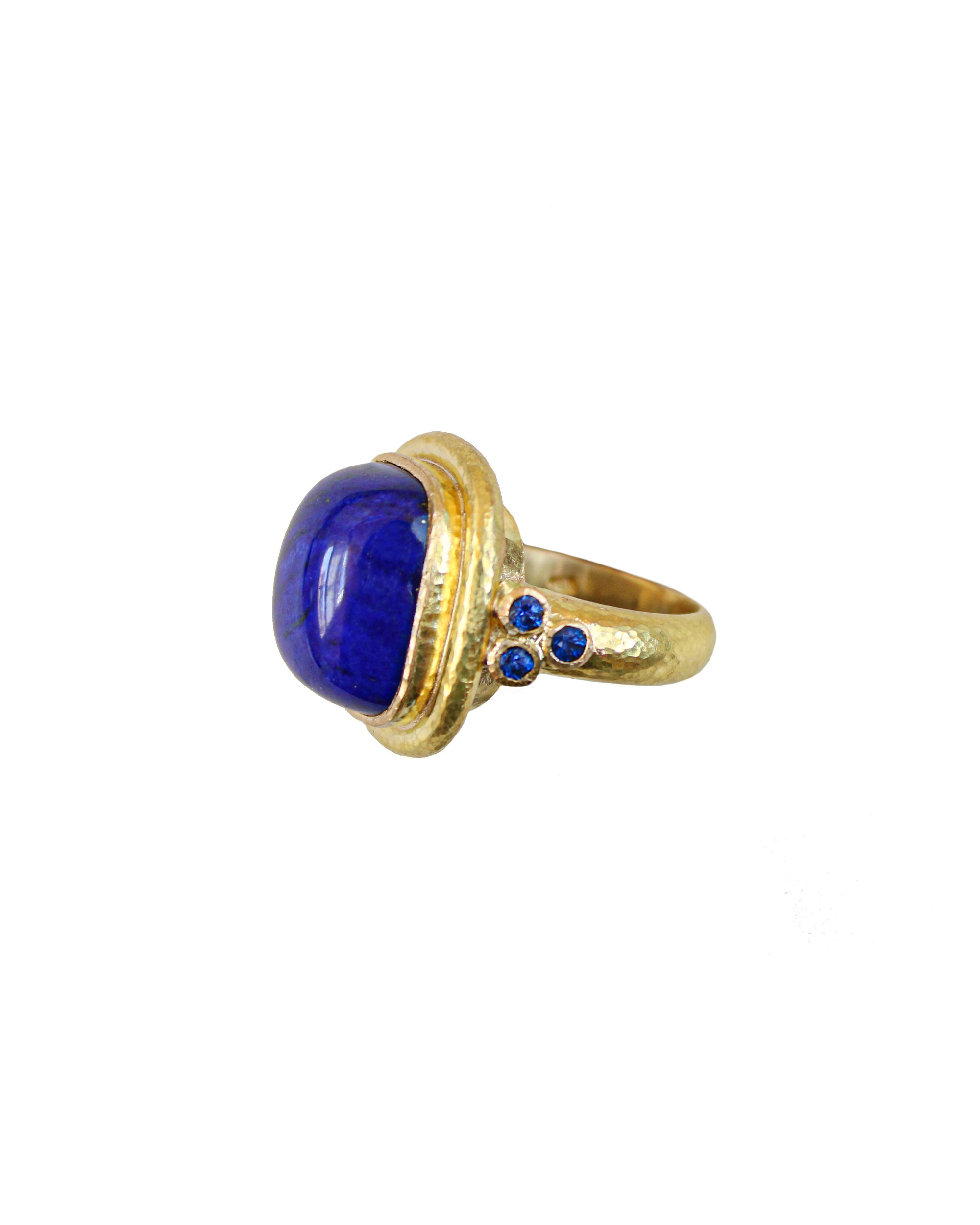 Lapis and Blue Sapphire Ring