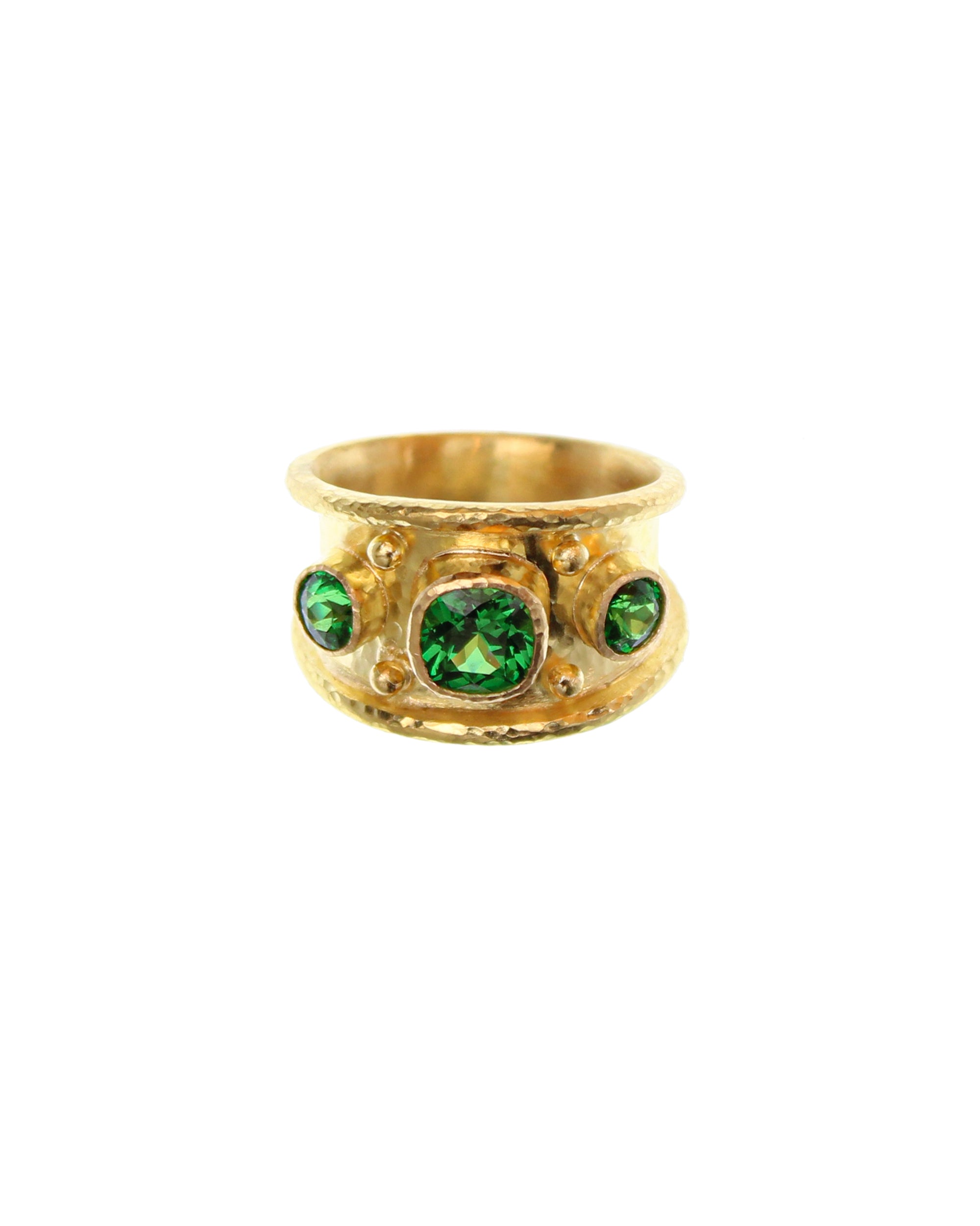 Tsavorite Tapered Cigar Band