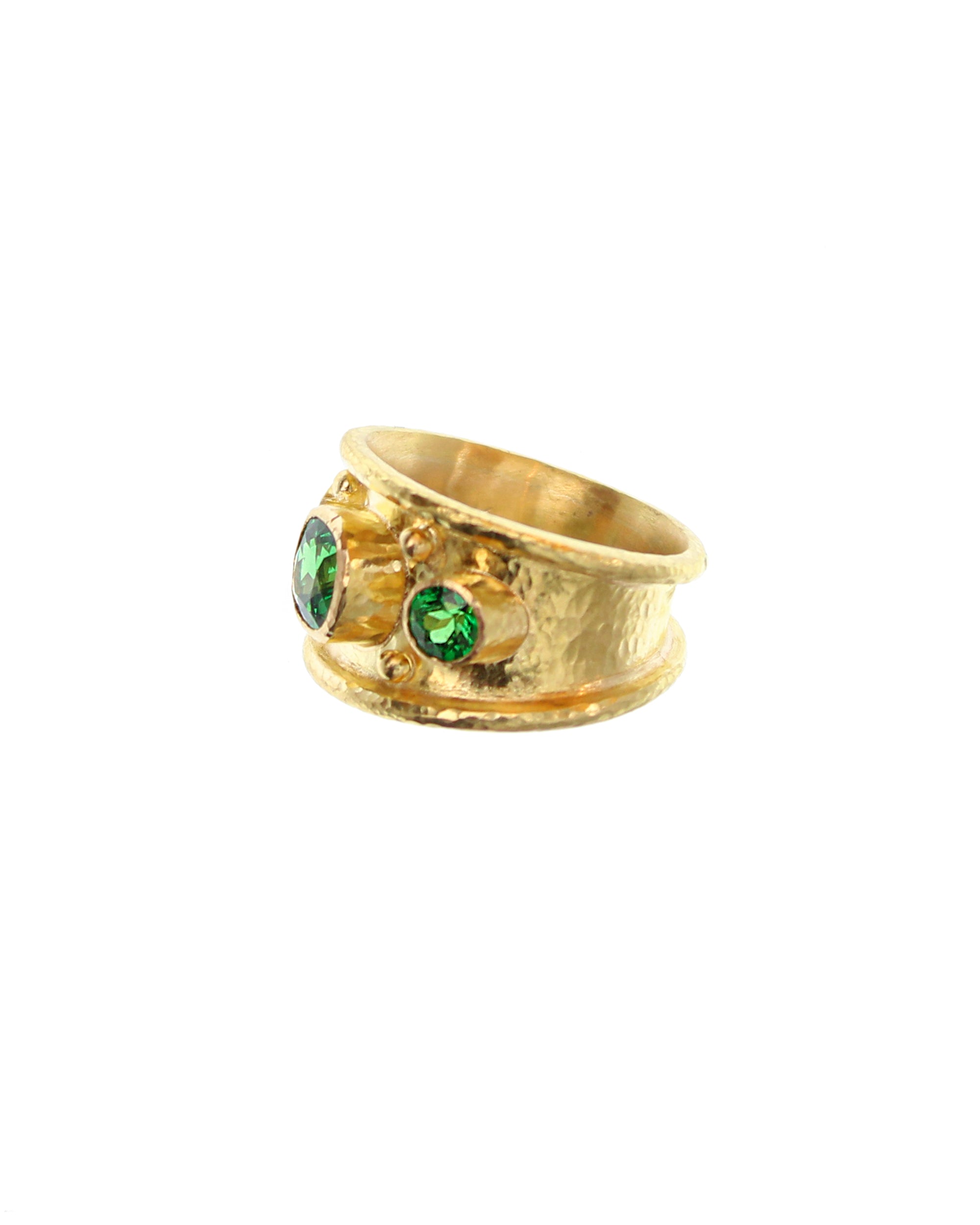 Tsavorite Tapered Cigar Band