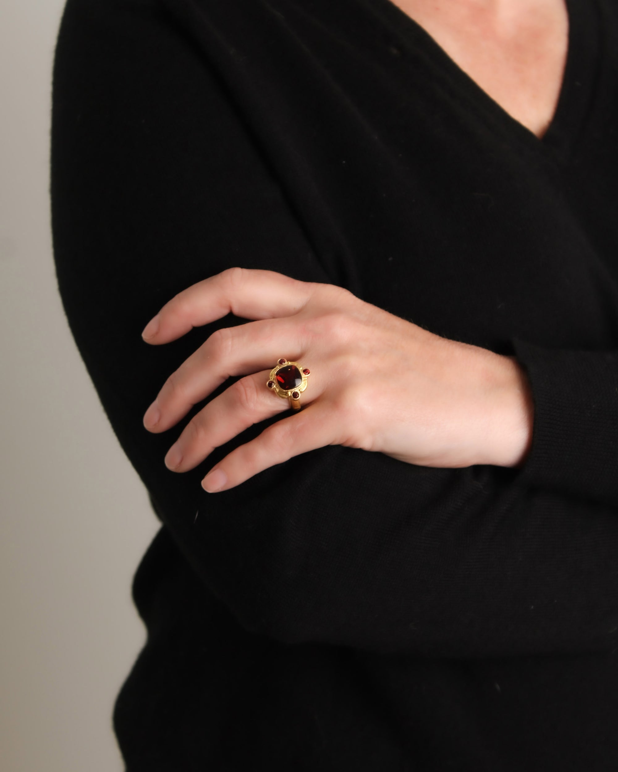 Pyrope Garnet Ring