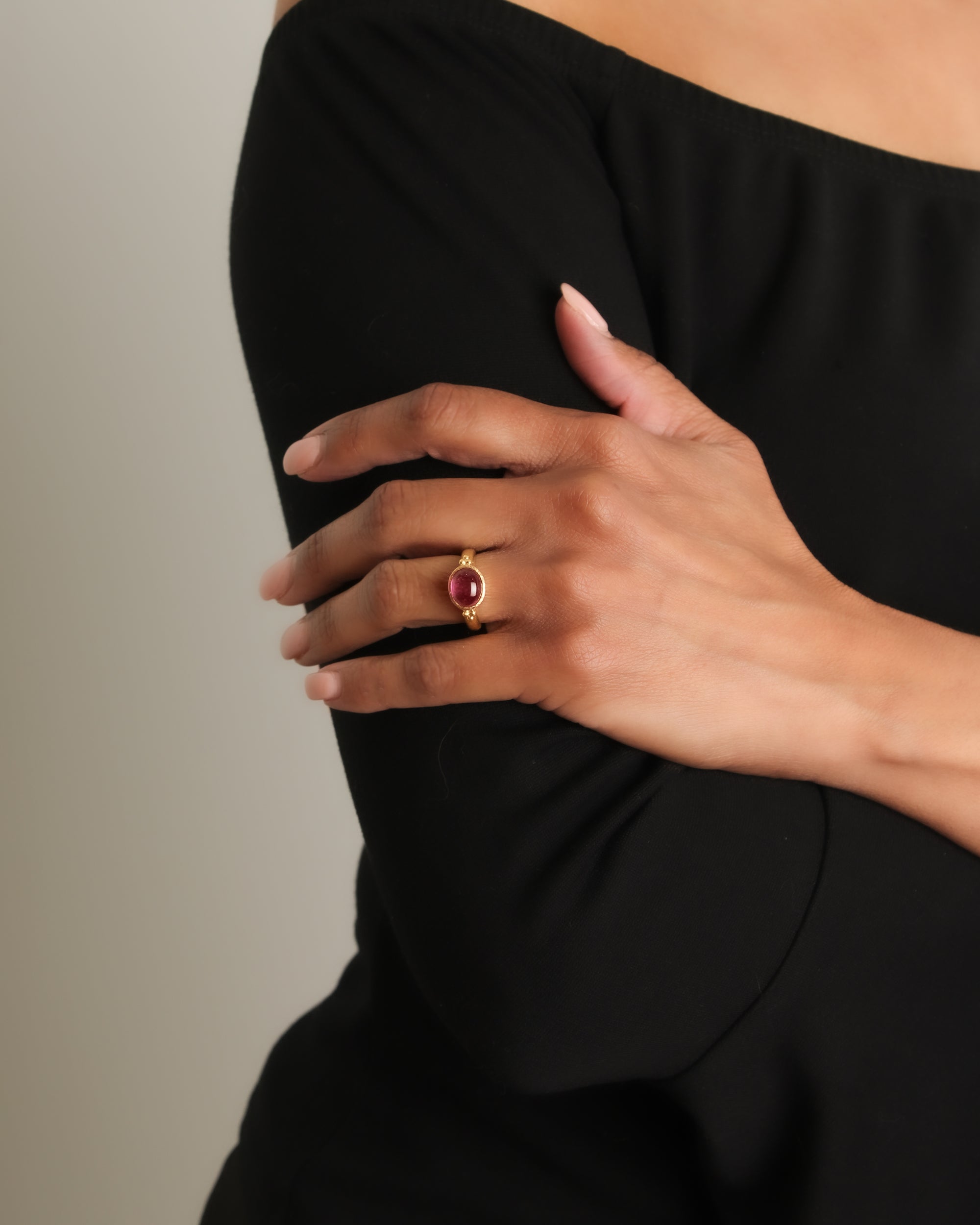 Pink Tourmaline Ring