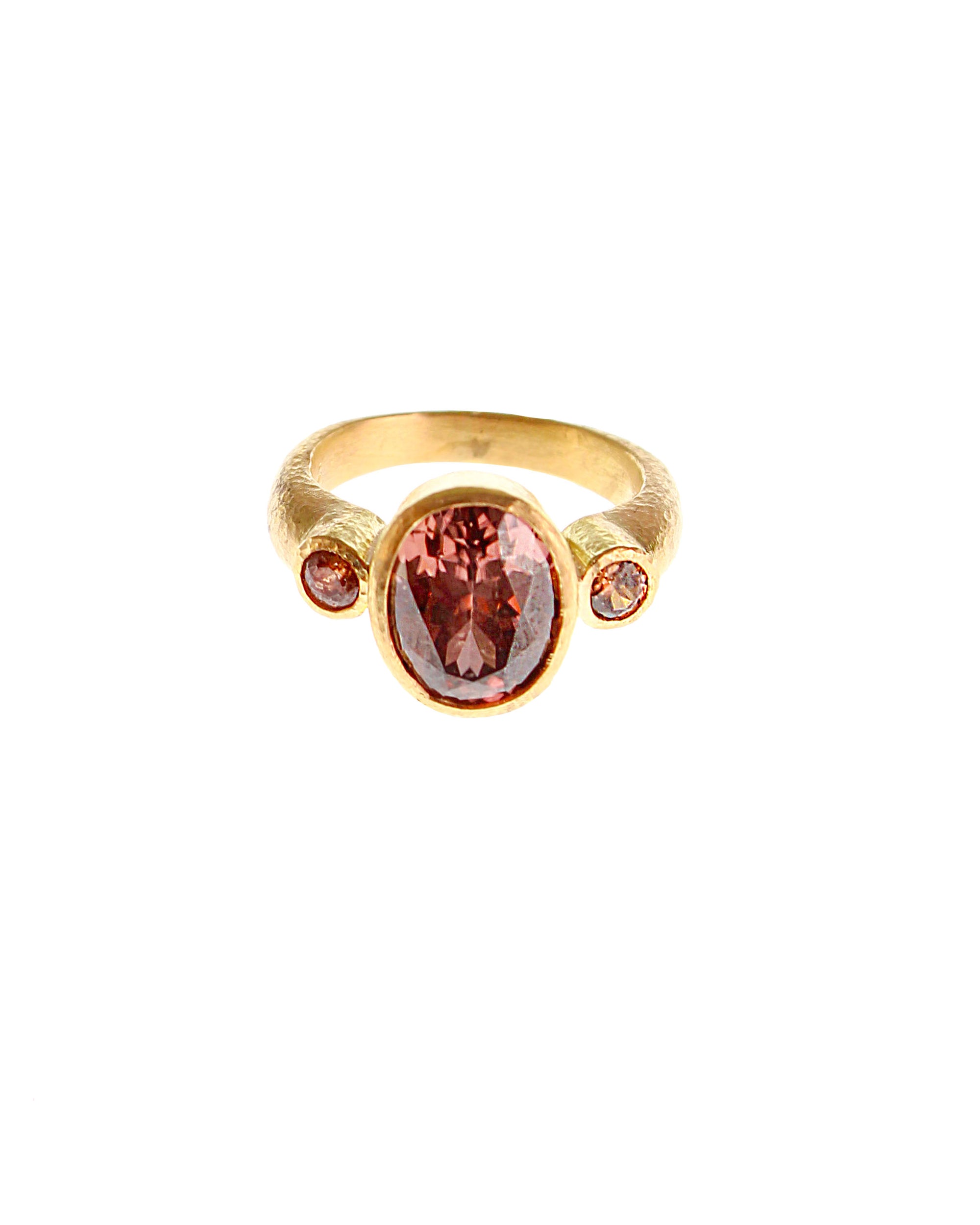 Brown Zircon Ring