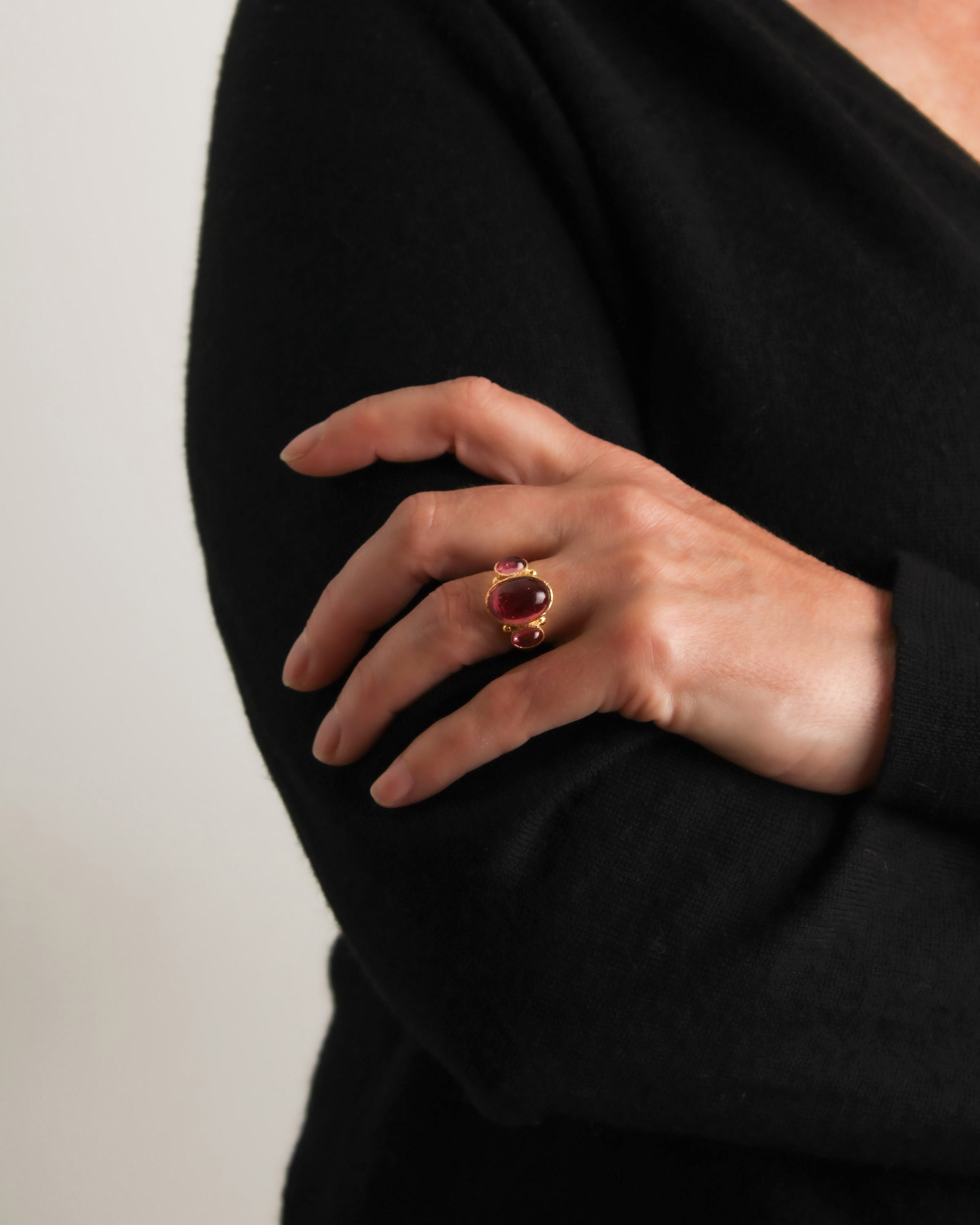 Pink Tourmaline Ring