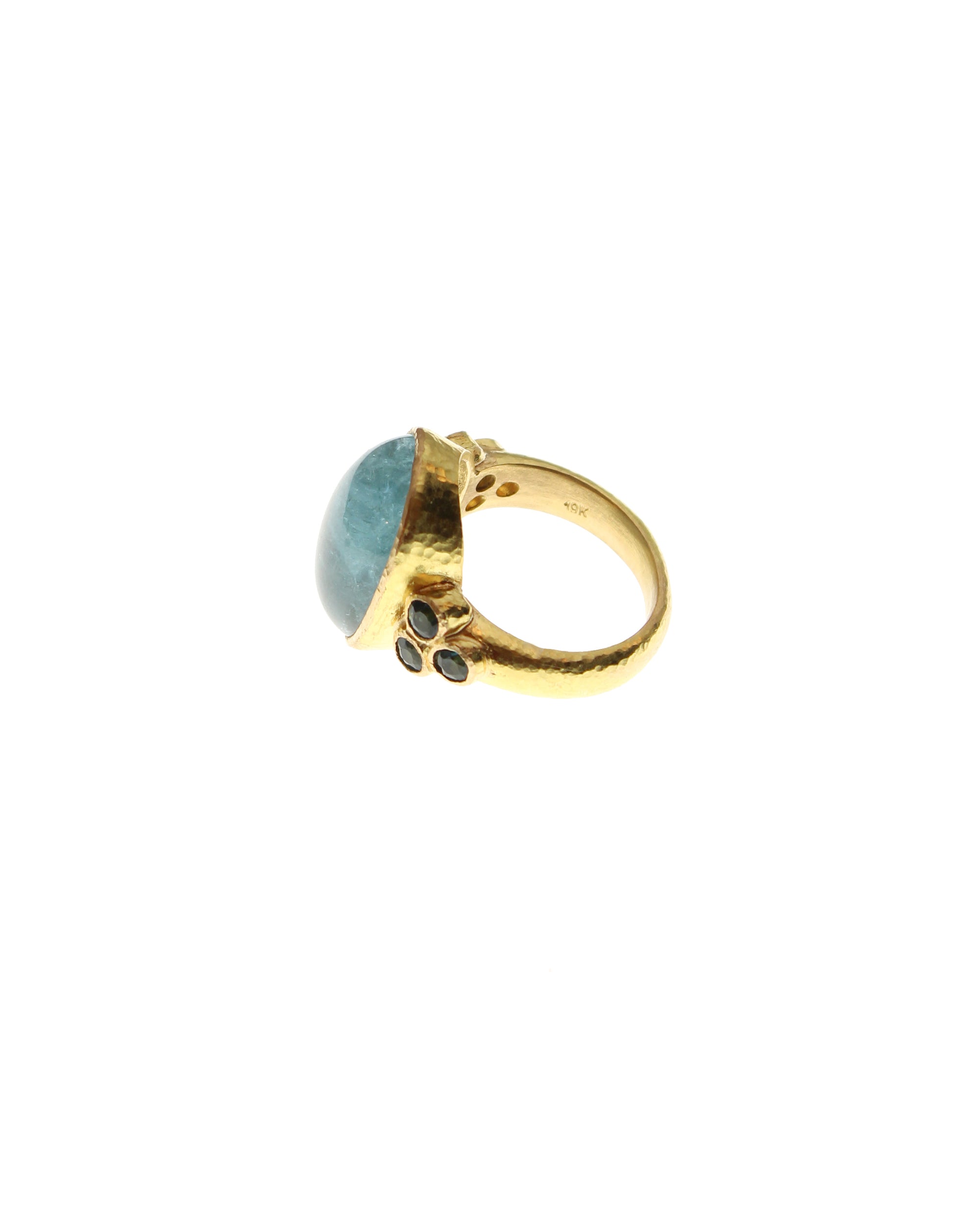 Blue Tourmaline Ring