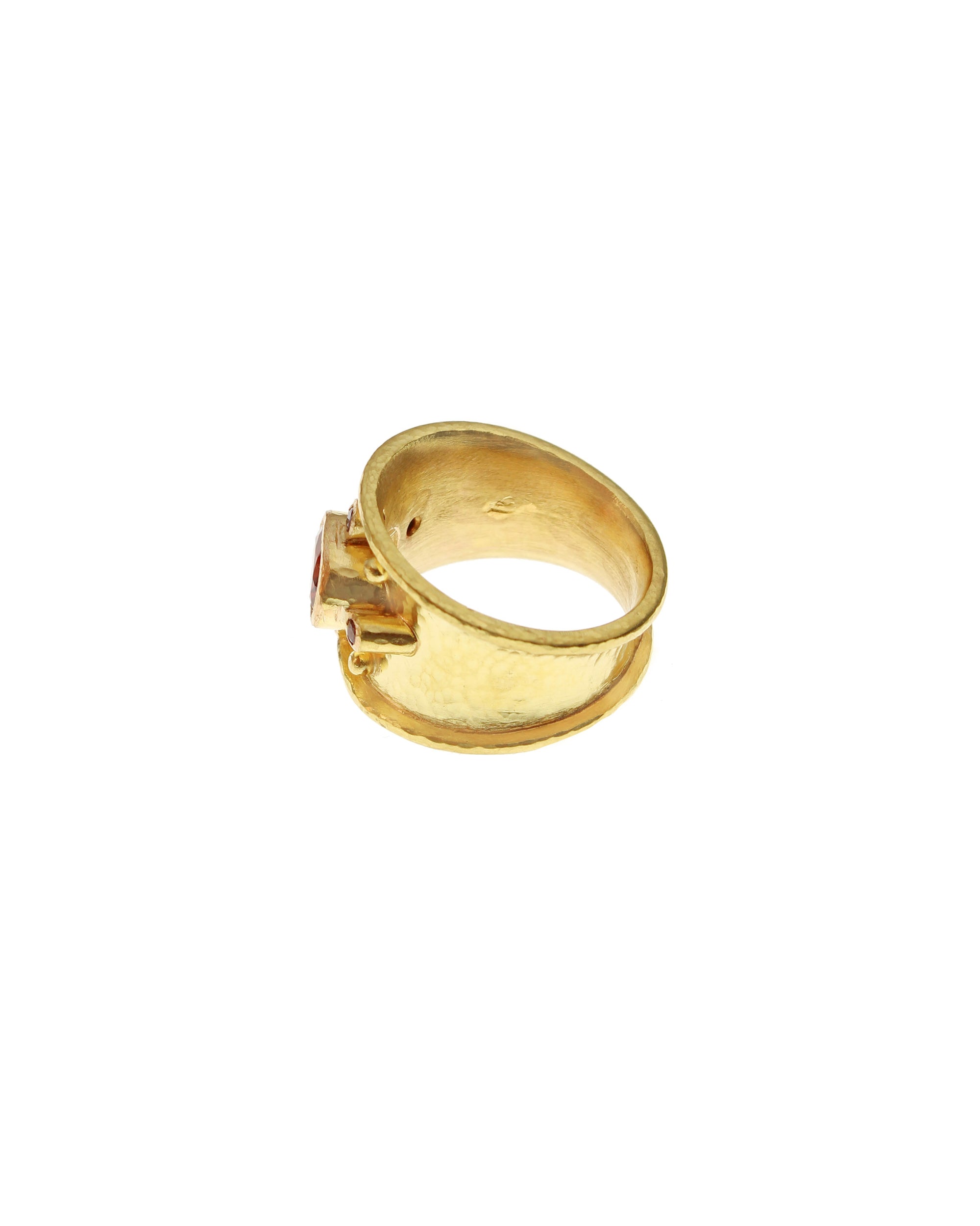 Hessonite Garnet and Brown Zircon Cigar Band
