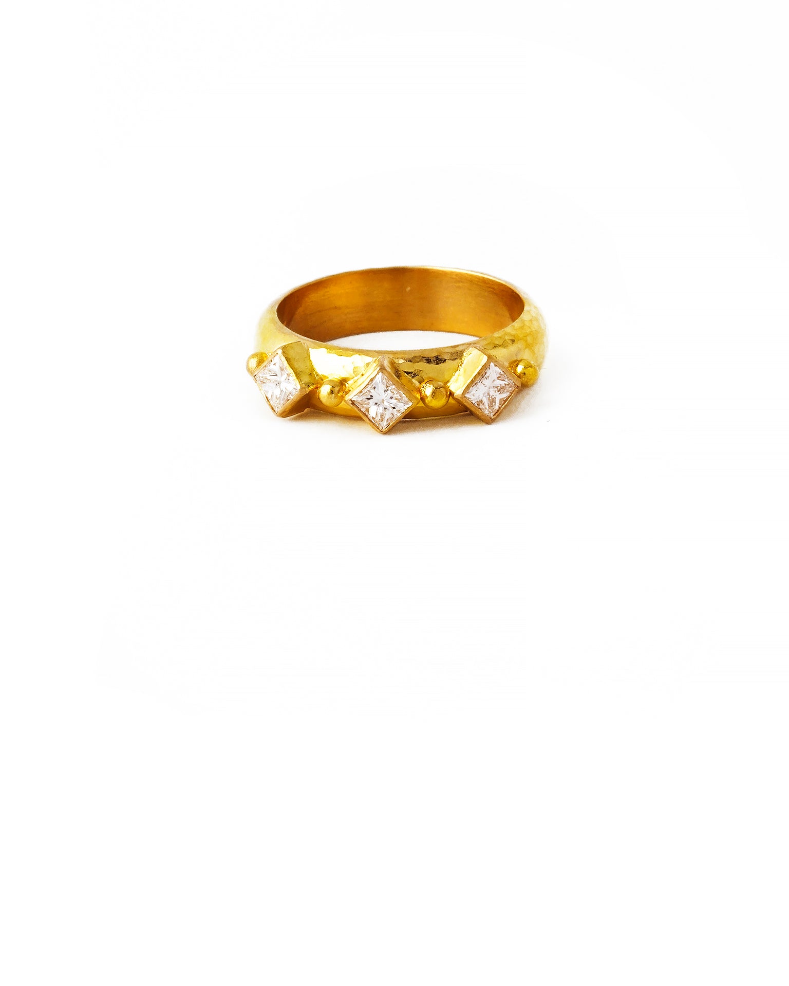 Harlequin Diamond Stack Ring