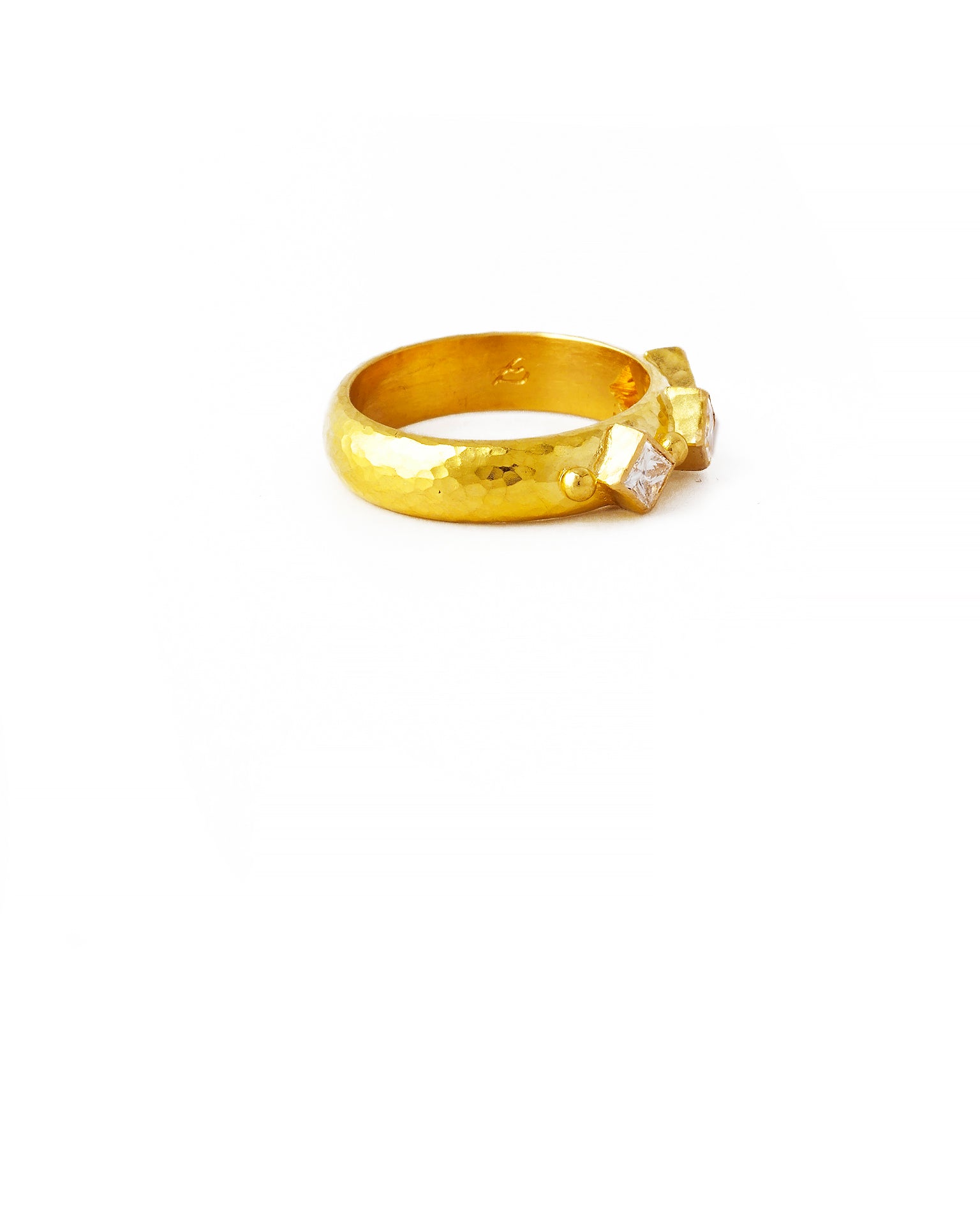 Harlequin Diamond Stack Ring