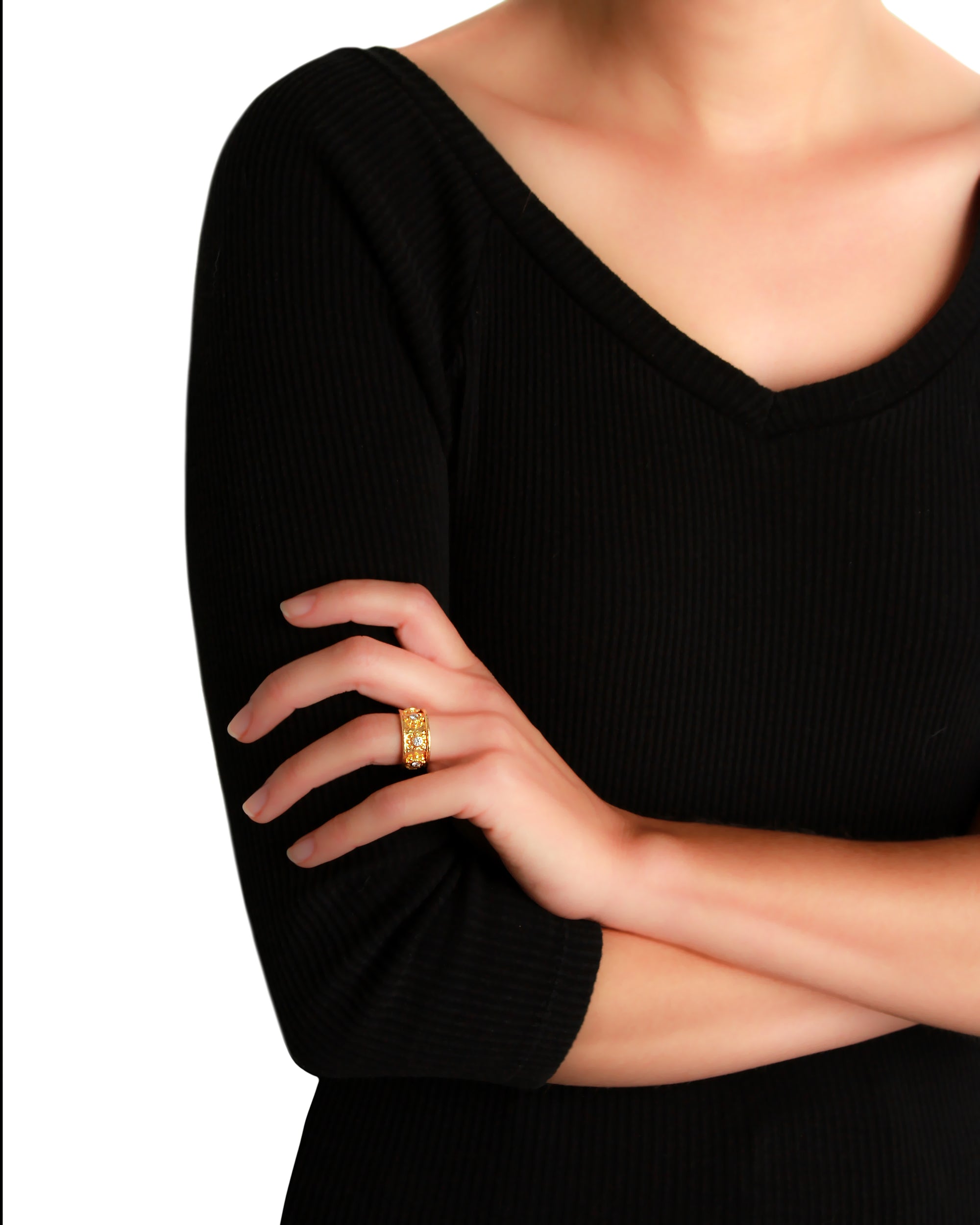 Diamond 'Daisy' Flat Band