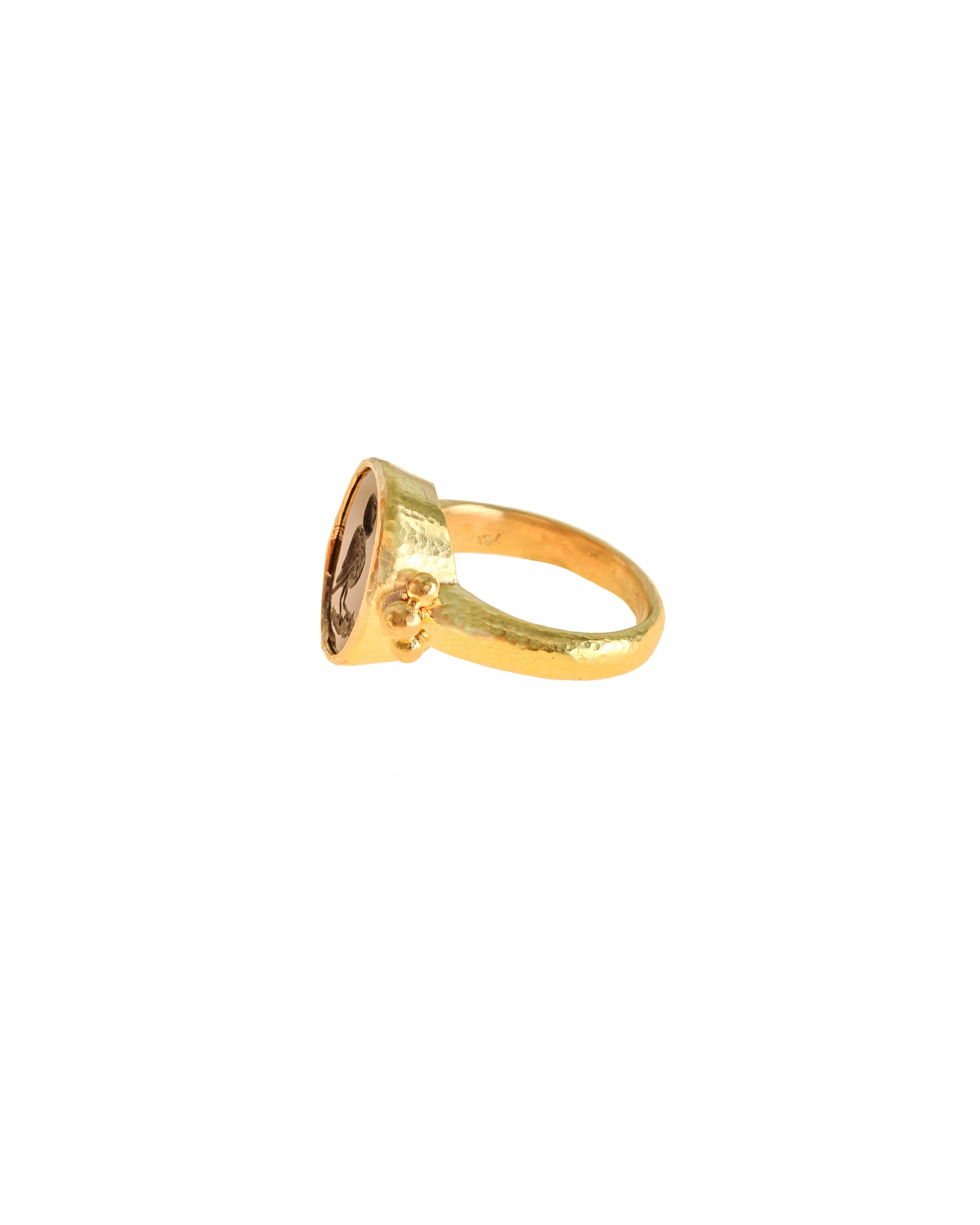 Onyx 'Owl' Ring
