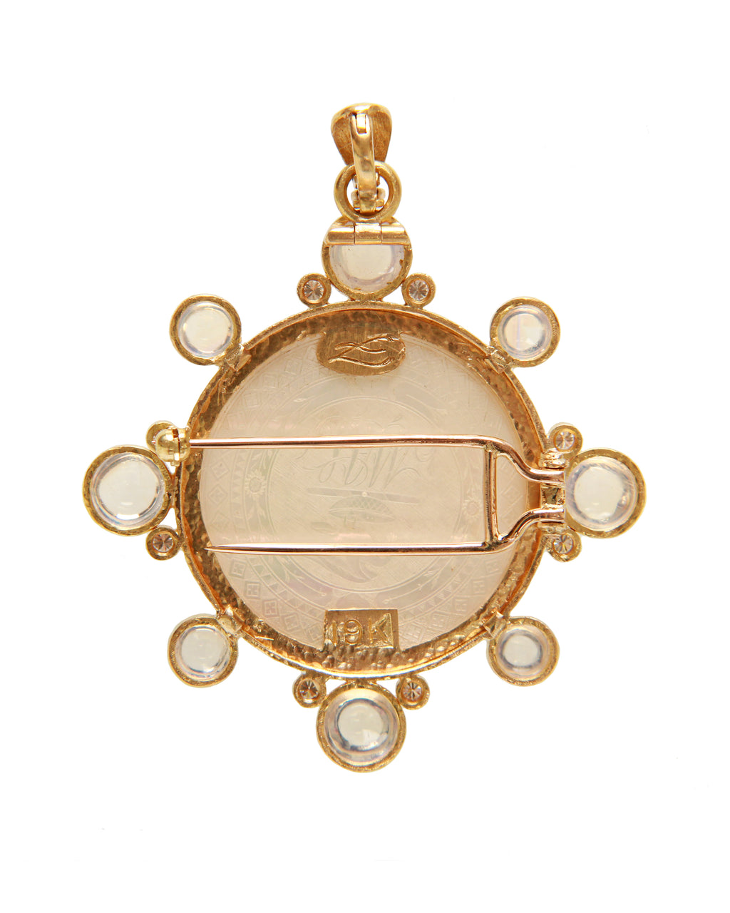 Chinese Gambling Counter Brooch/Pendant