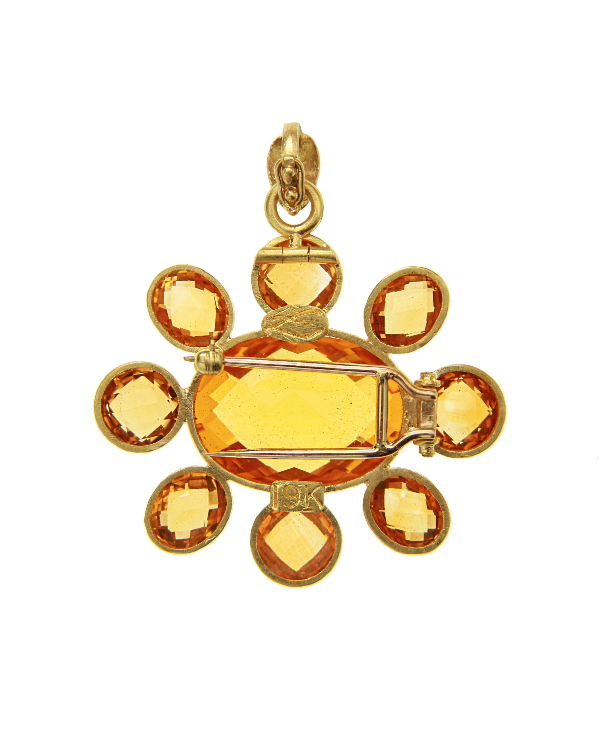 Citrine Brooch/Pendant