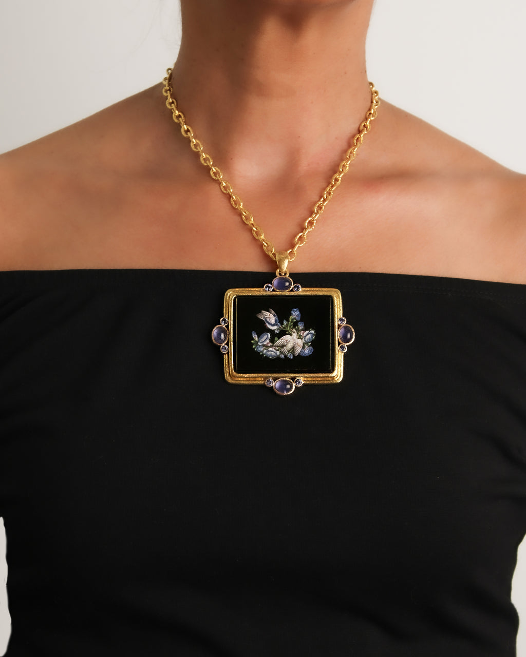 Antique Micromosaic Brooch/Pendant