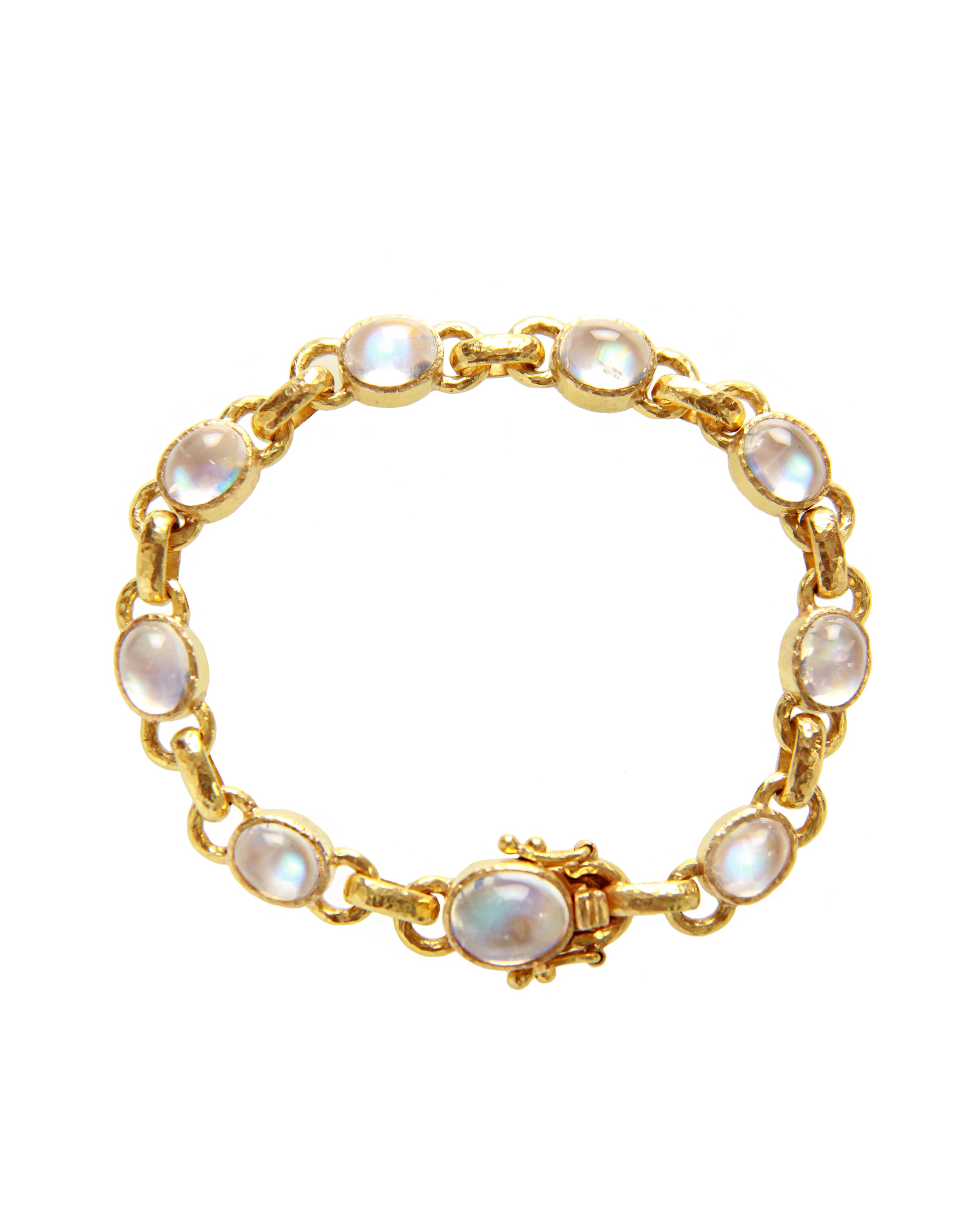 moonstone✨ブレスレットB26112 Oval Moonstone Bracelet – Elizabeth Locke Jewels
