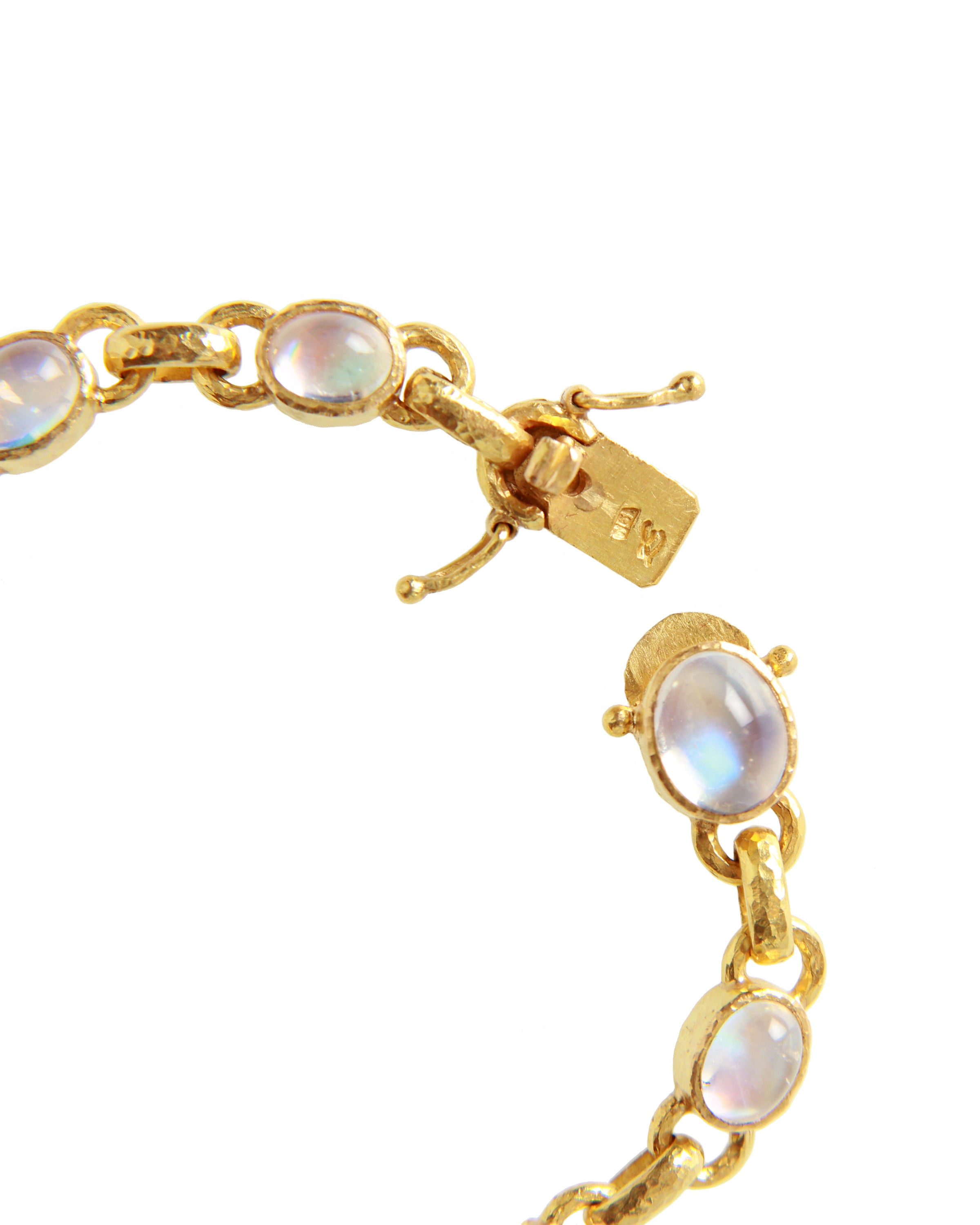 Oval Moonstone Bracelet – Elizabeth Locke Jewels