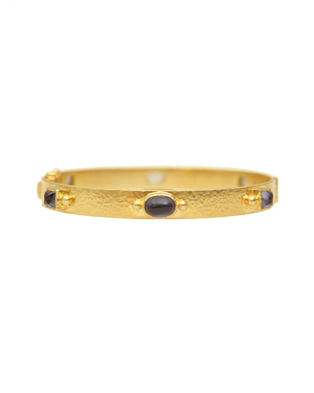 Flat Ribbon 'Roberta' Iolite Bangle