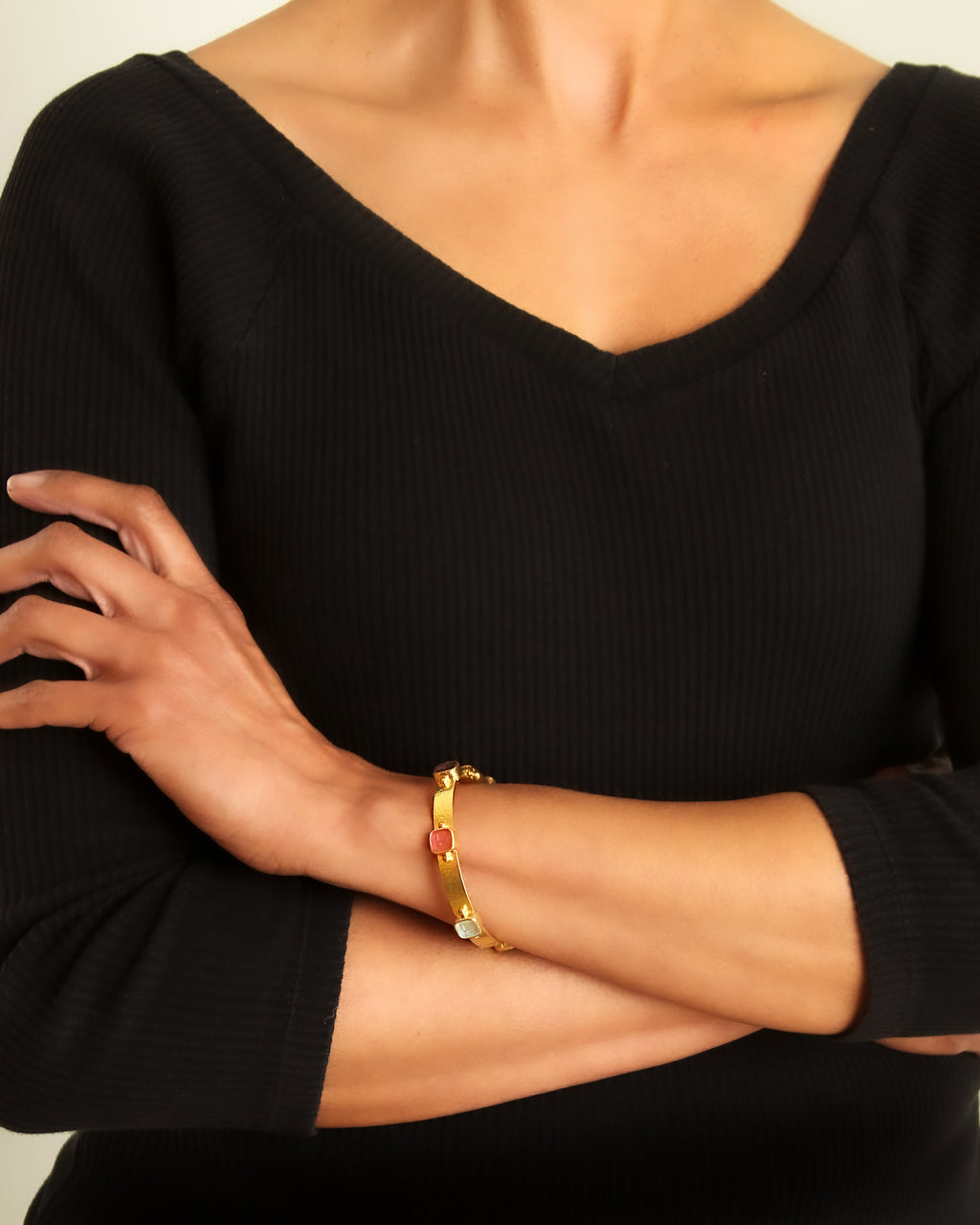 Neutral 'Quadrato Antico' Bangle