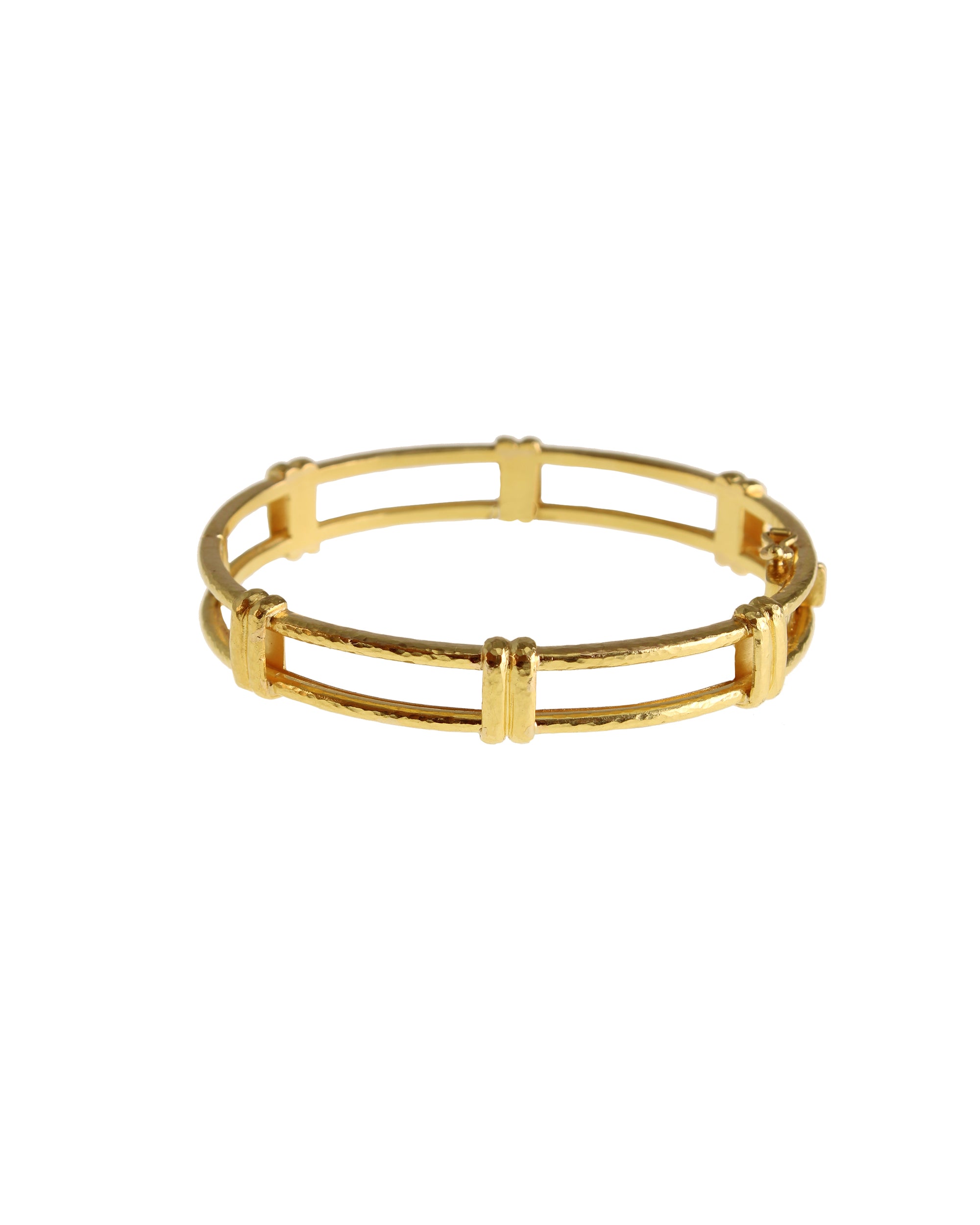 Banded Open Tube Bangle