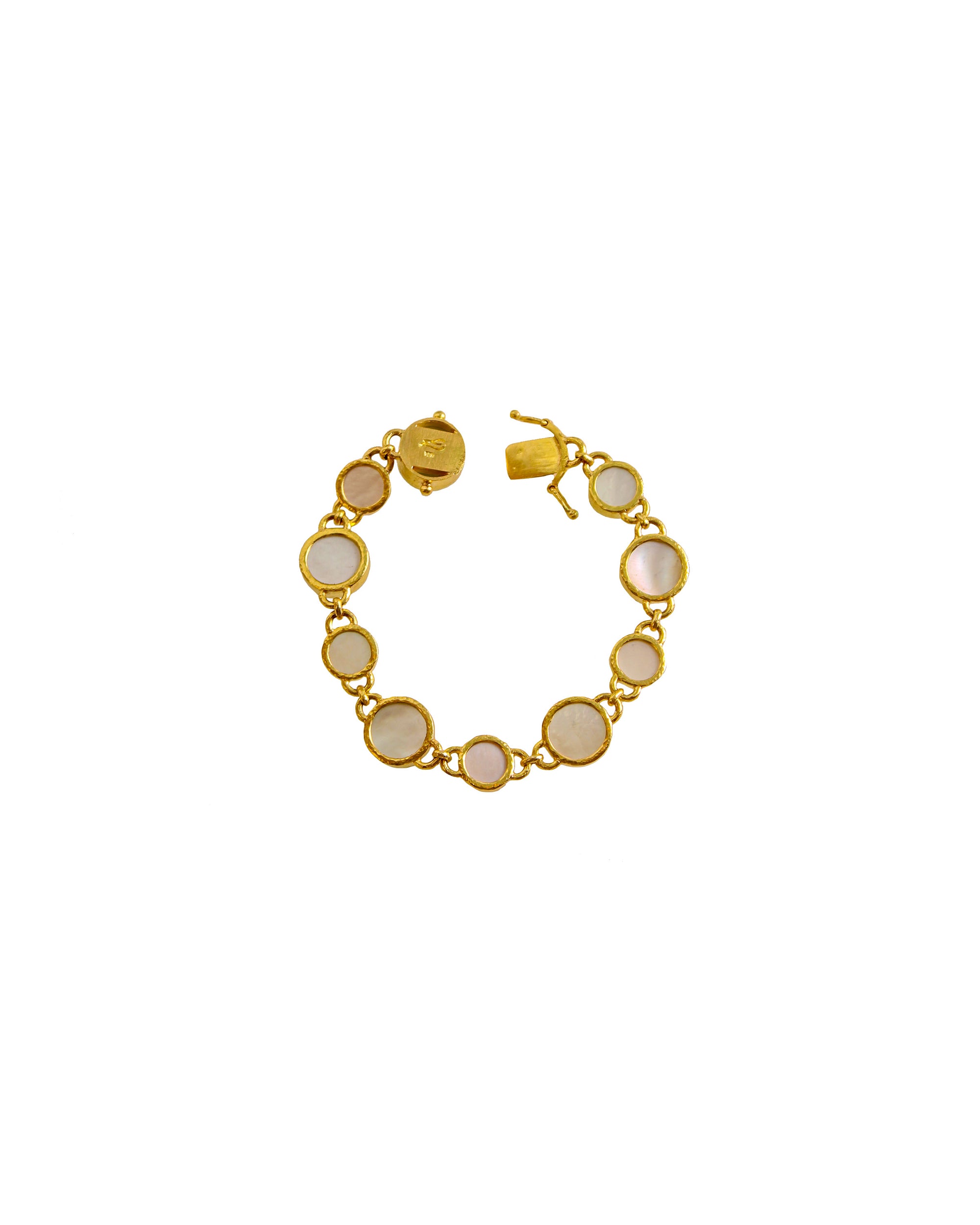 Pastel Small Round Venetian Glass Bracelet
