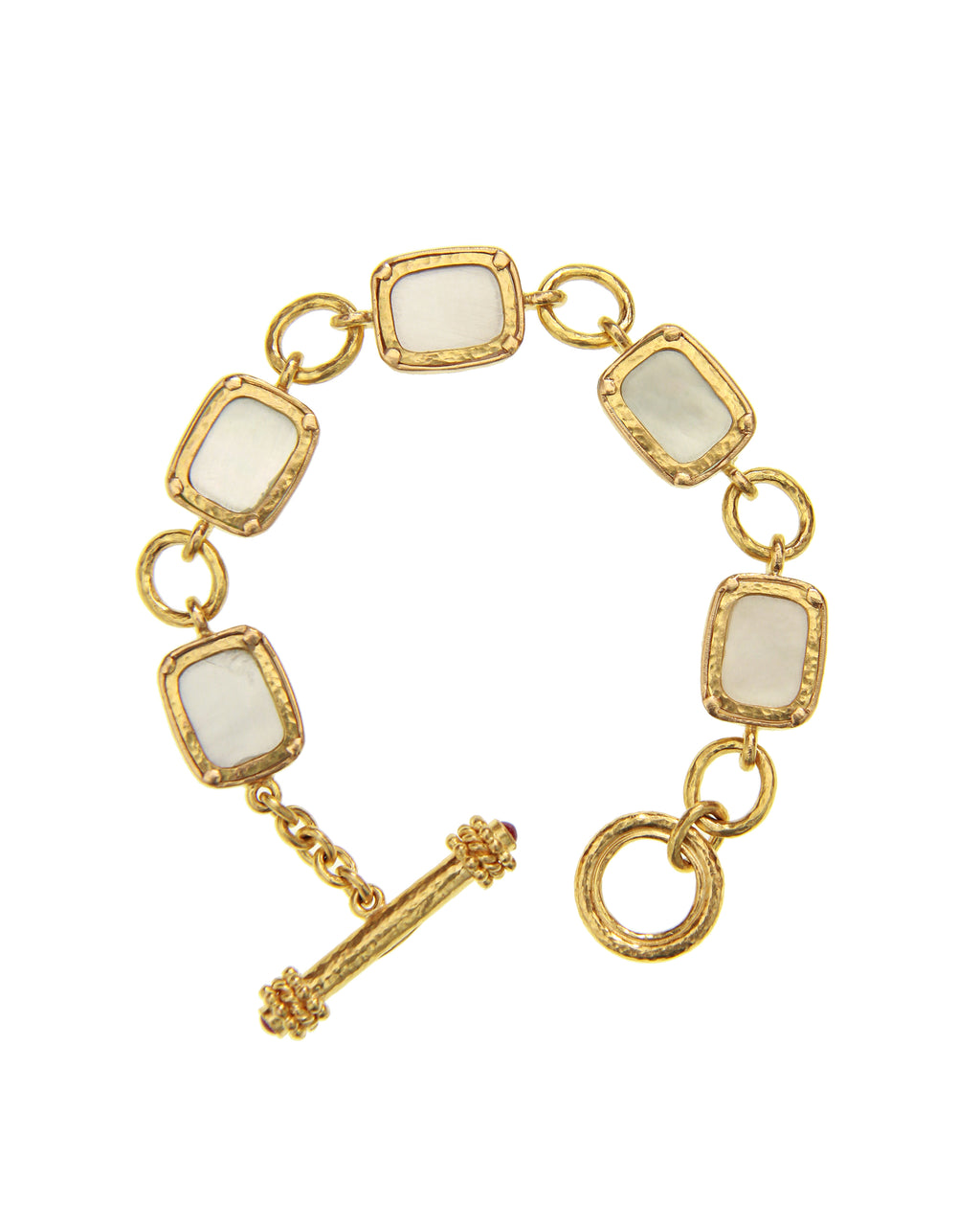 Venetian Glass Intaglio 'Antique Animals' Bracelet