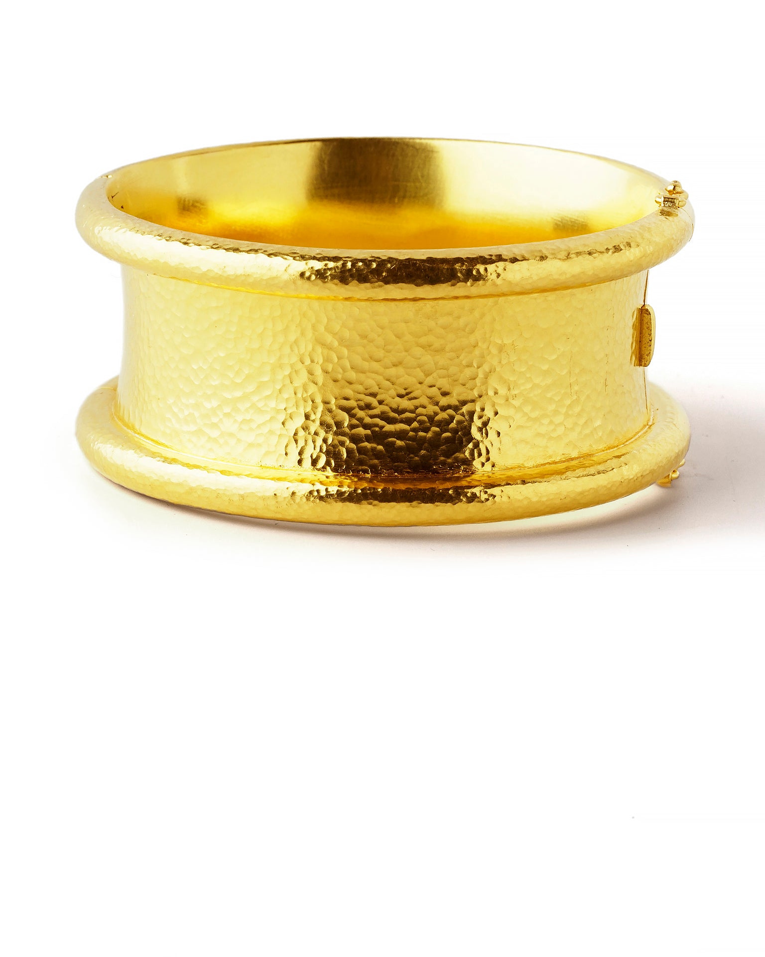 Hinged Gold 'Amulet' Bangle