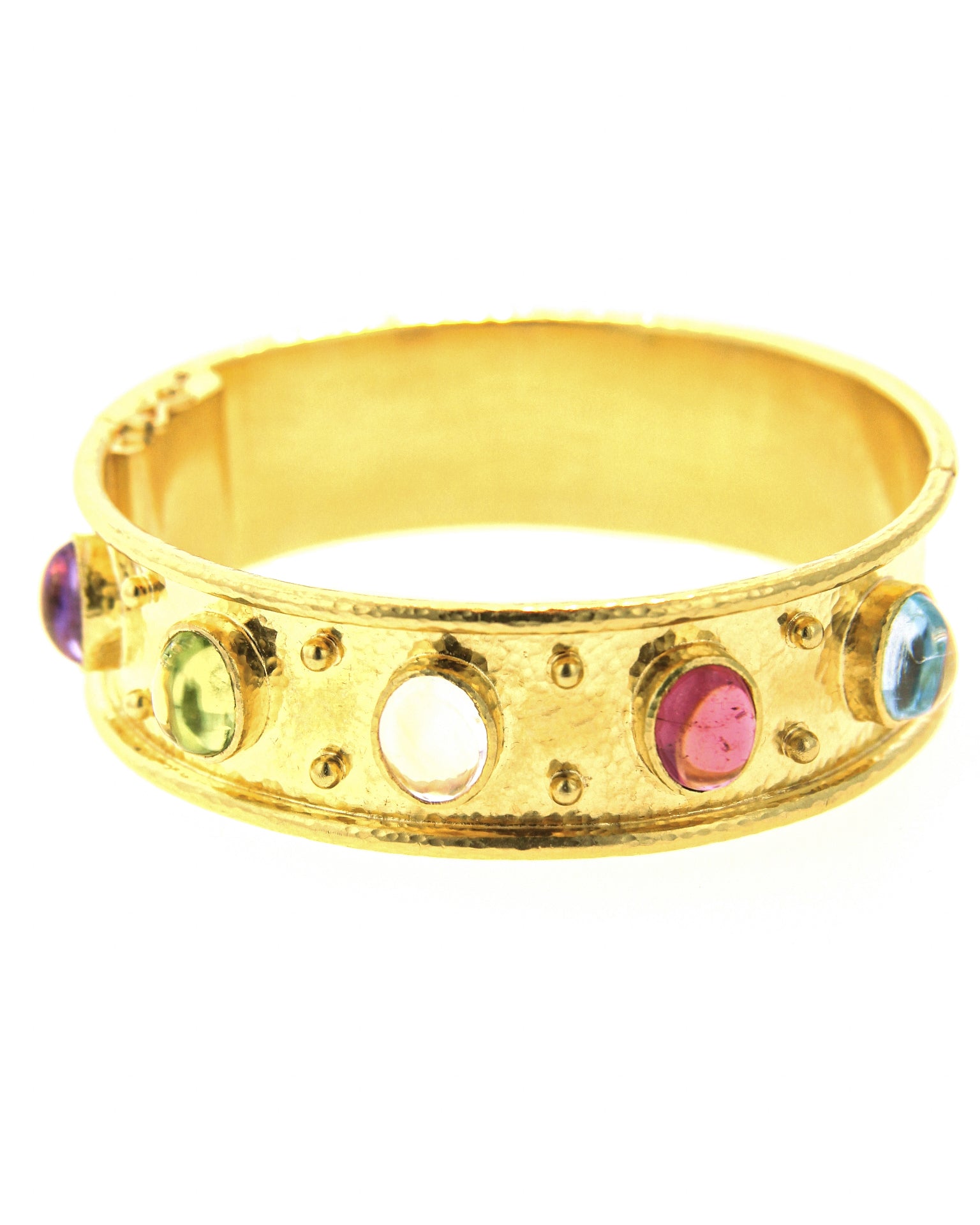 Flat Wide 'Tutti Frutti' Bangle