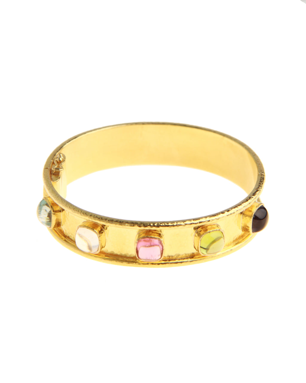 Narrow Flat Tutti Frutti Bangle