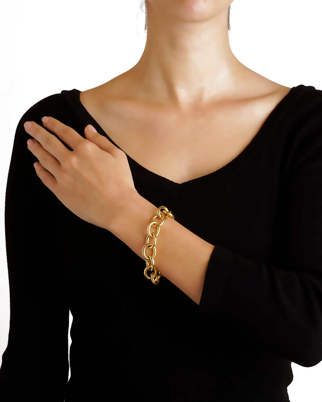 Volterra Link Bracelet with Hidden Closure