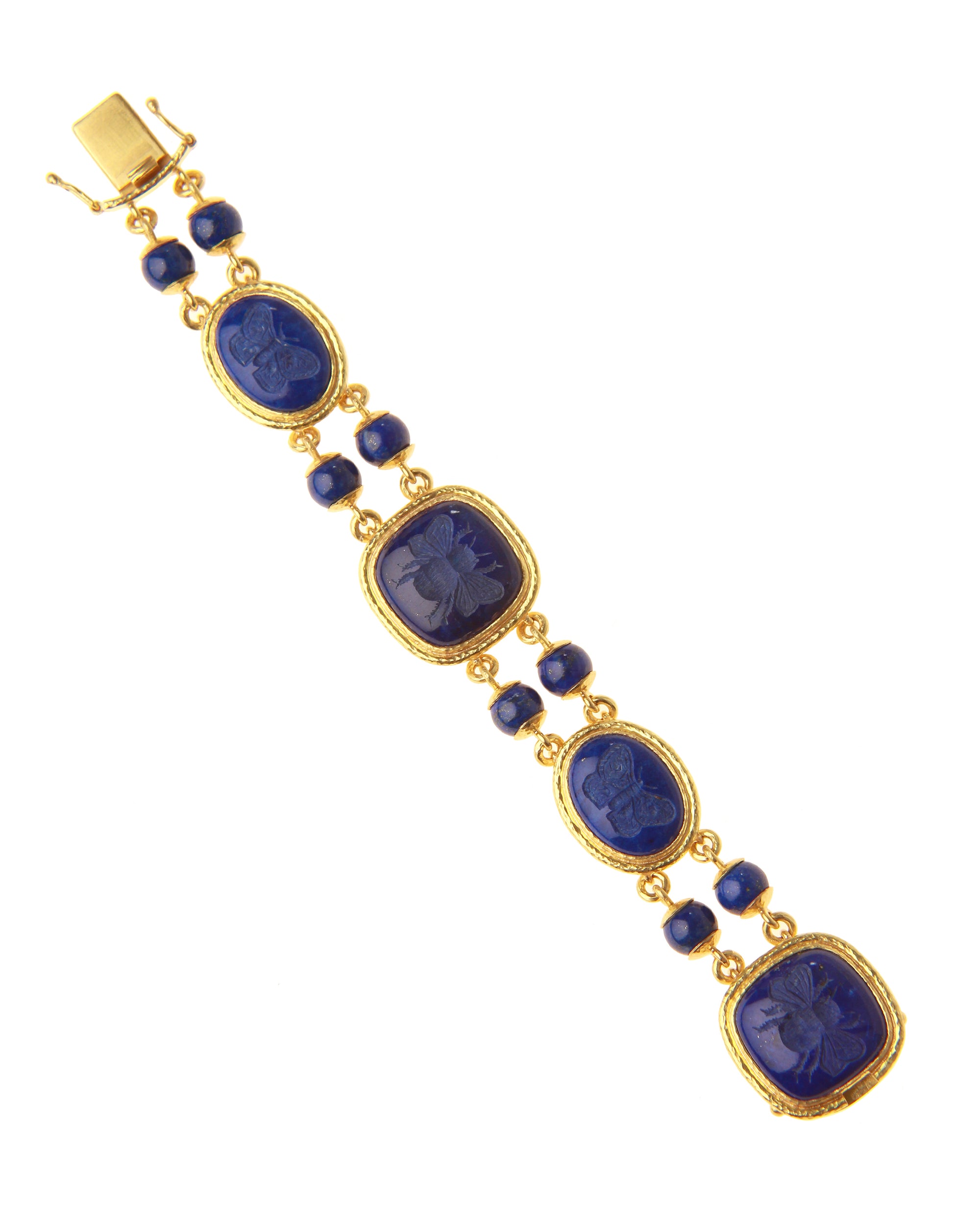 Lapis Intaglio Bracelet