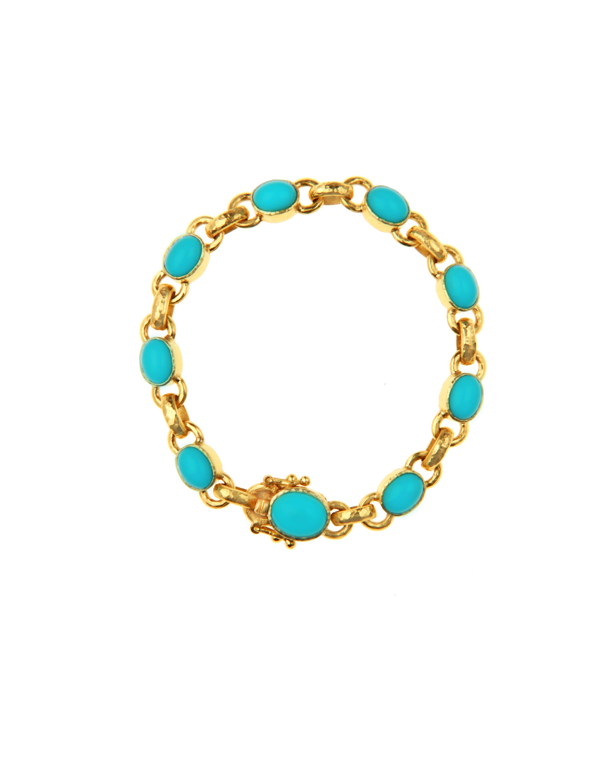Sleeping Beauty Turquoise link Bracelet