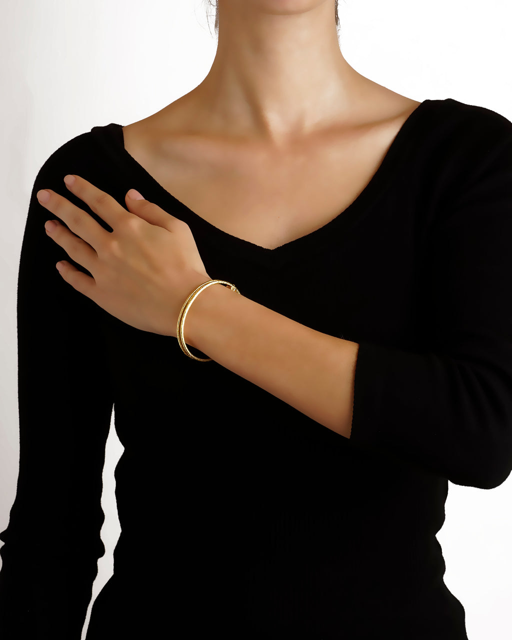 Flat Thin Narrow Bangle