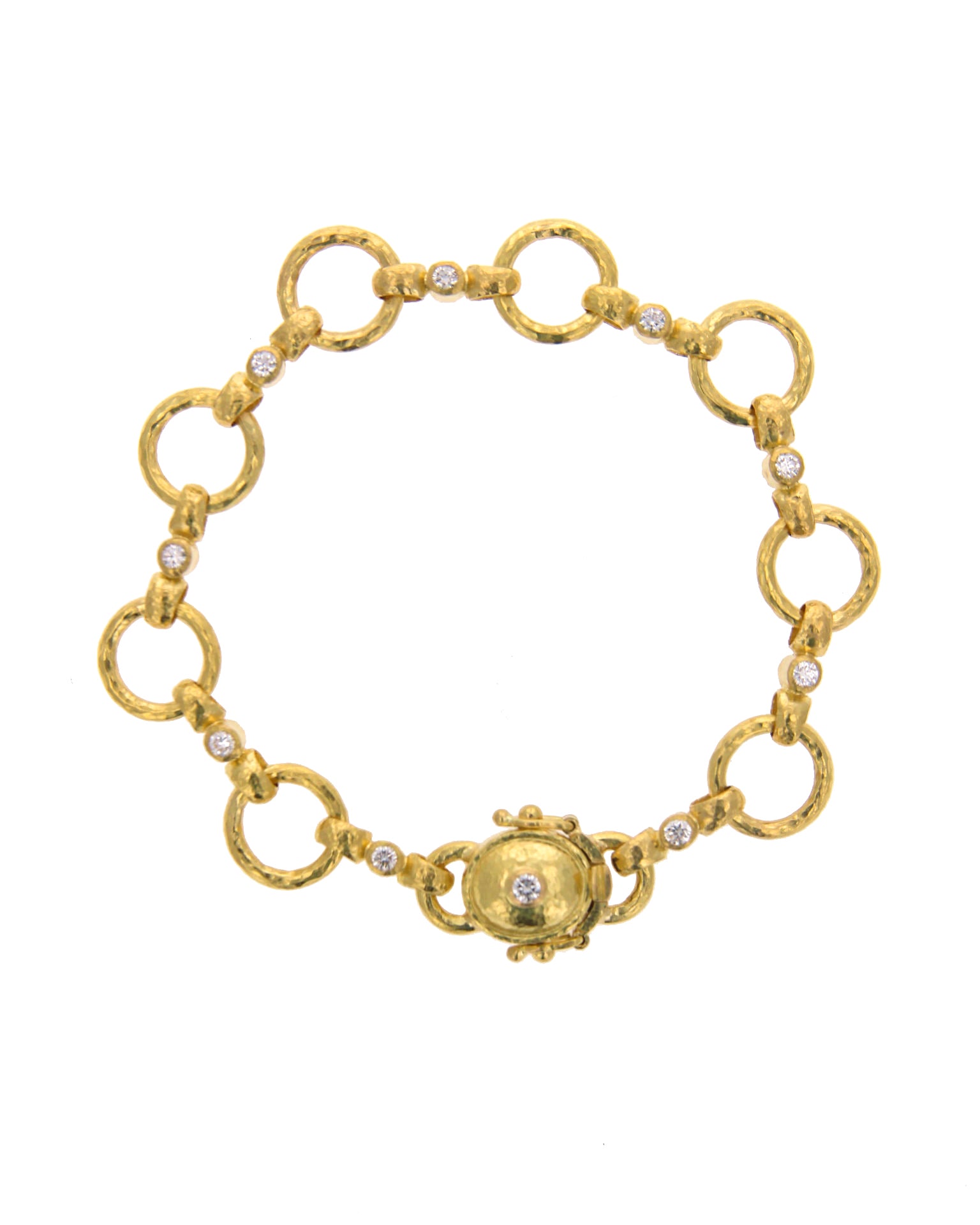 Diamond 'Celtic' Link Bracelet