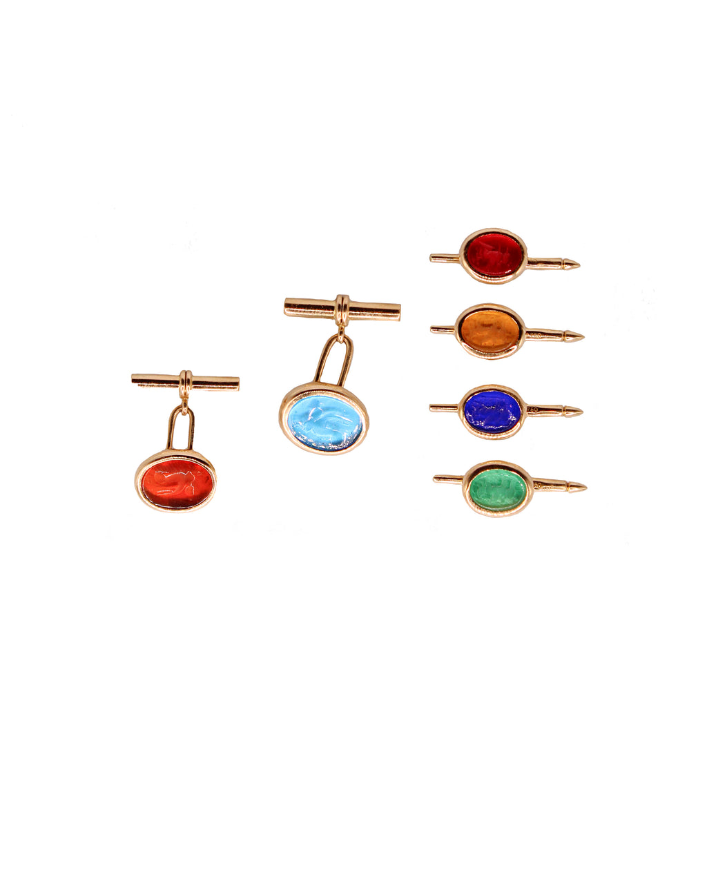 Venetian Glass Intaglio Dress Set