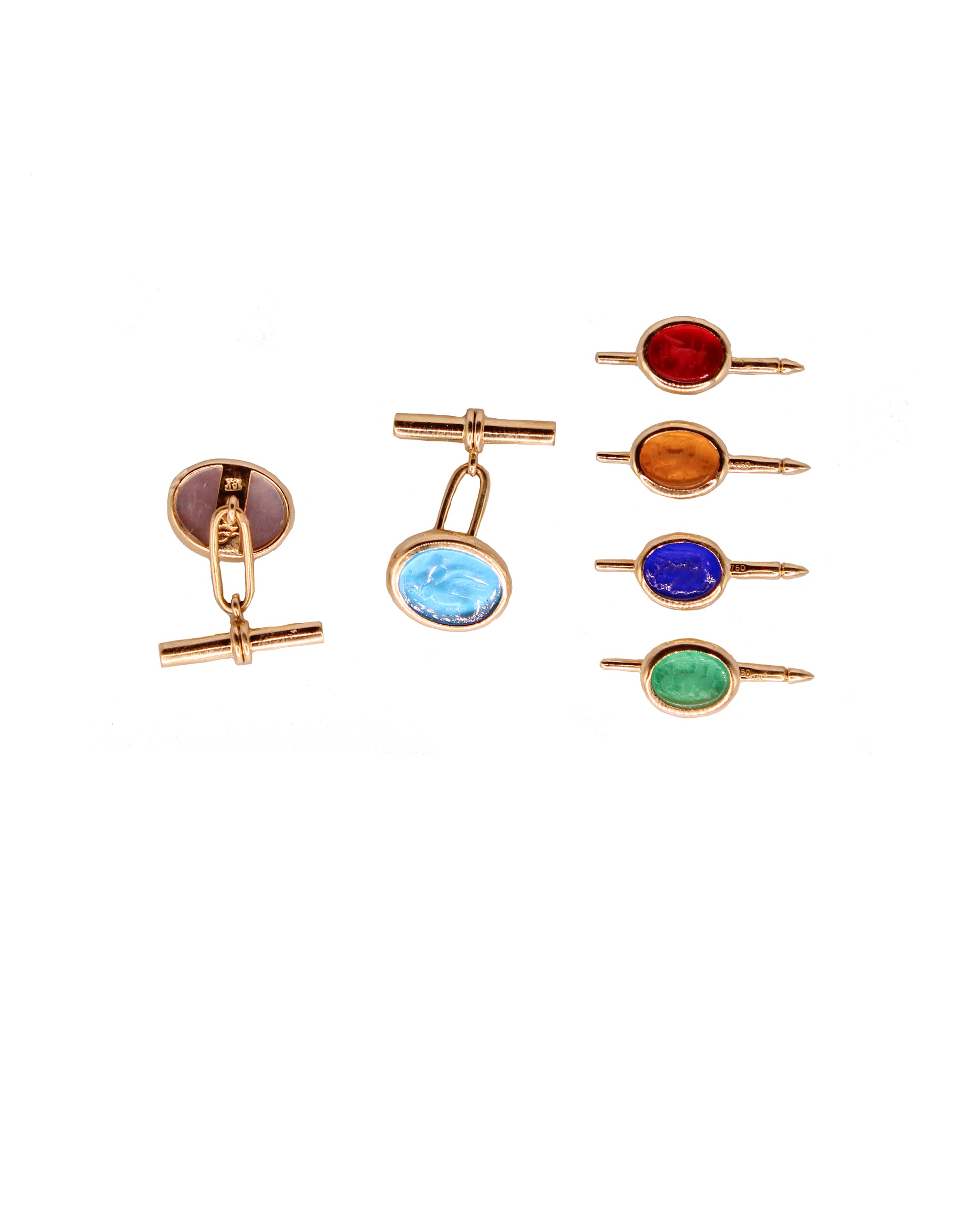 Venetian Glass Intaglio Dress Set